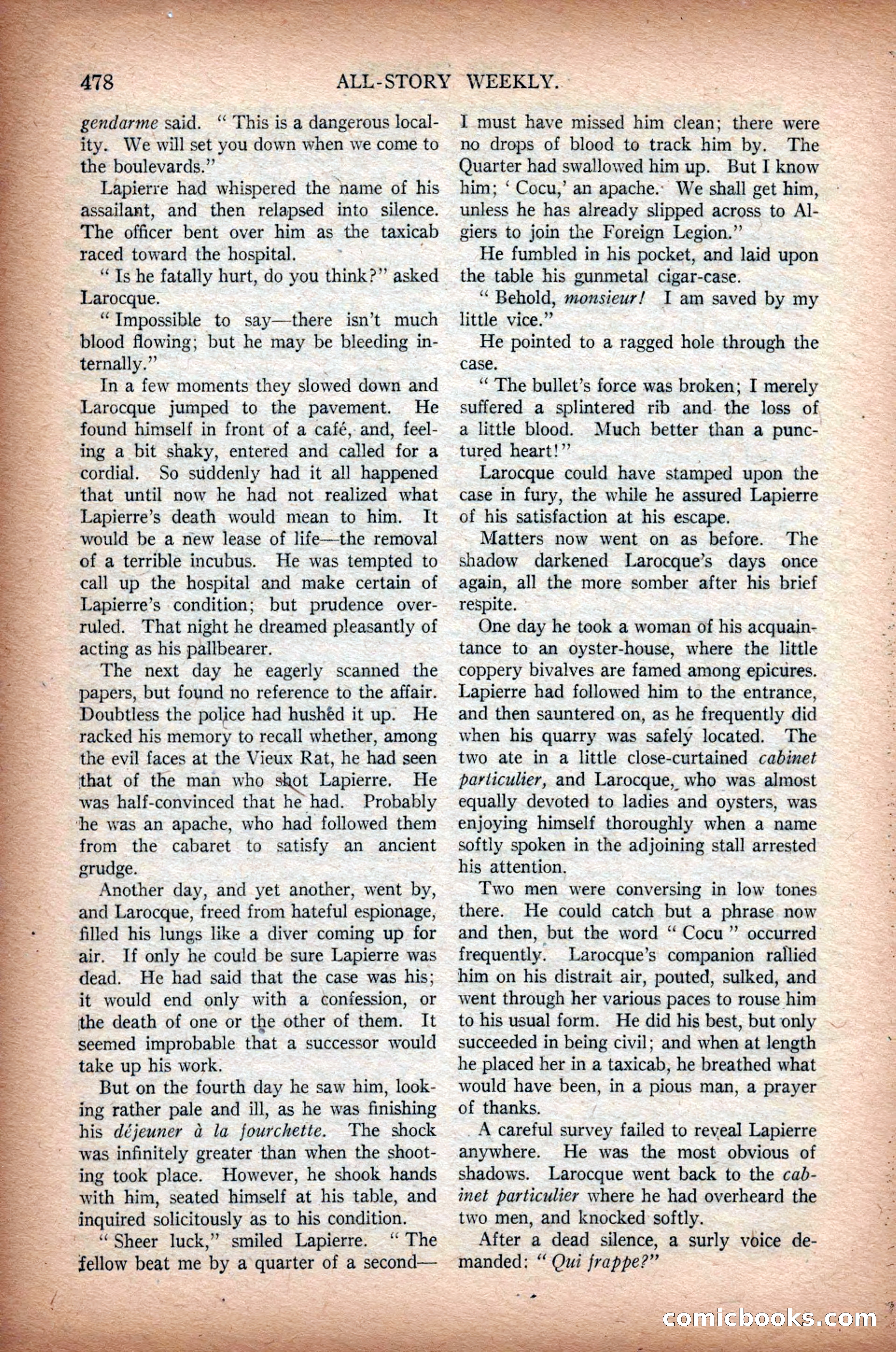 All-Story Weekly, March 1, 1919 — page 136 of 192