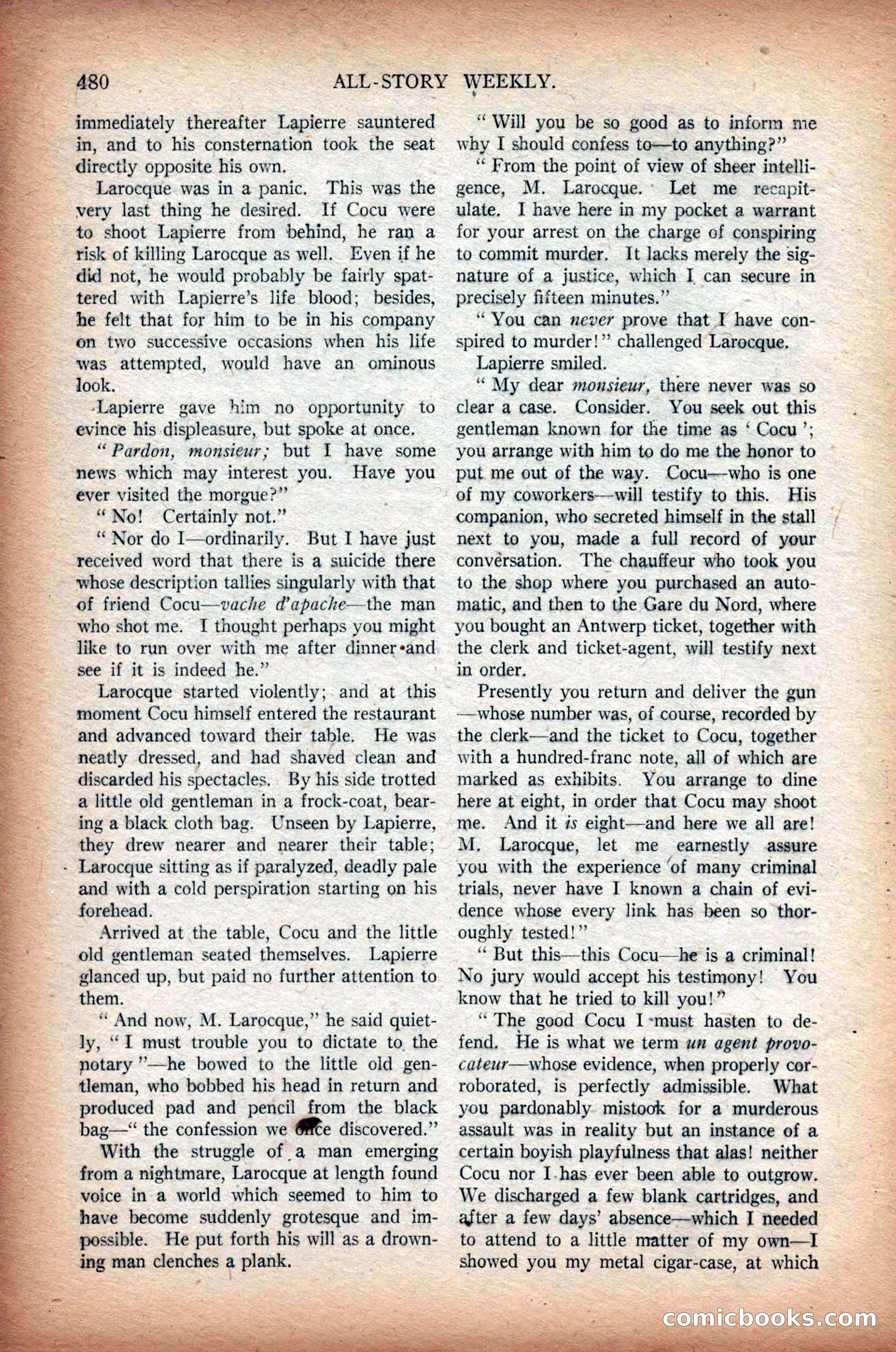All-Story Weekly, March 1, 1919 — page 138 of 192