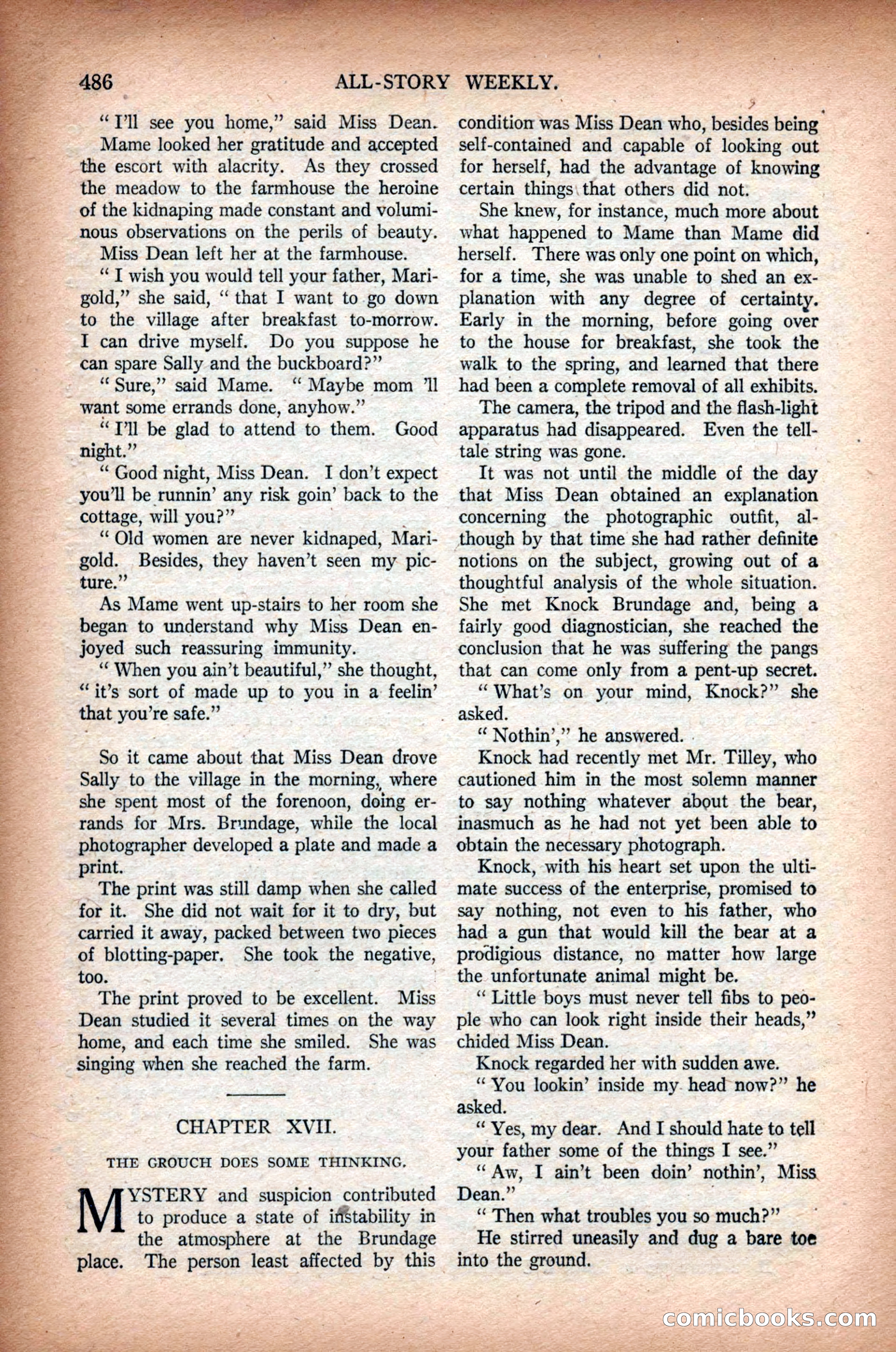 All-Story Weekly, March 1, 1919 — page 144 of 192