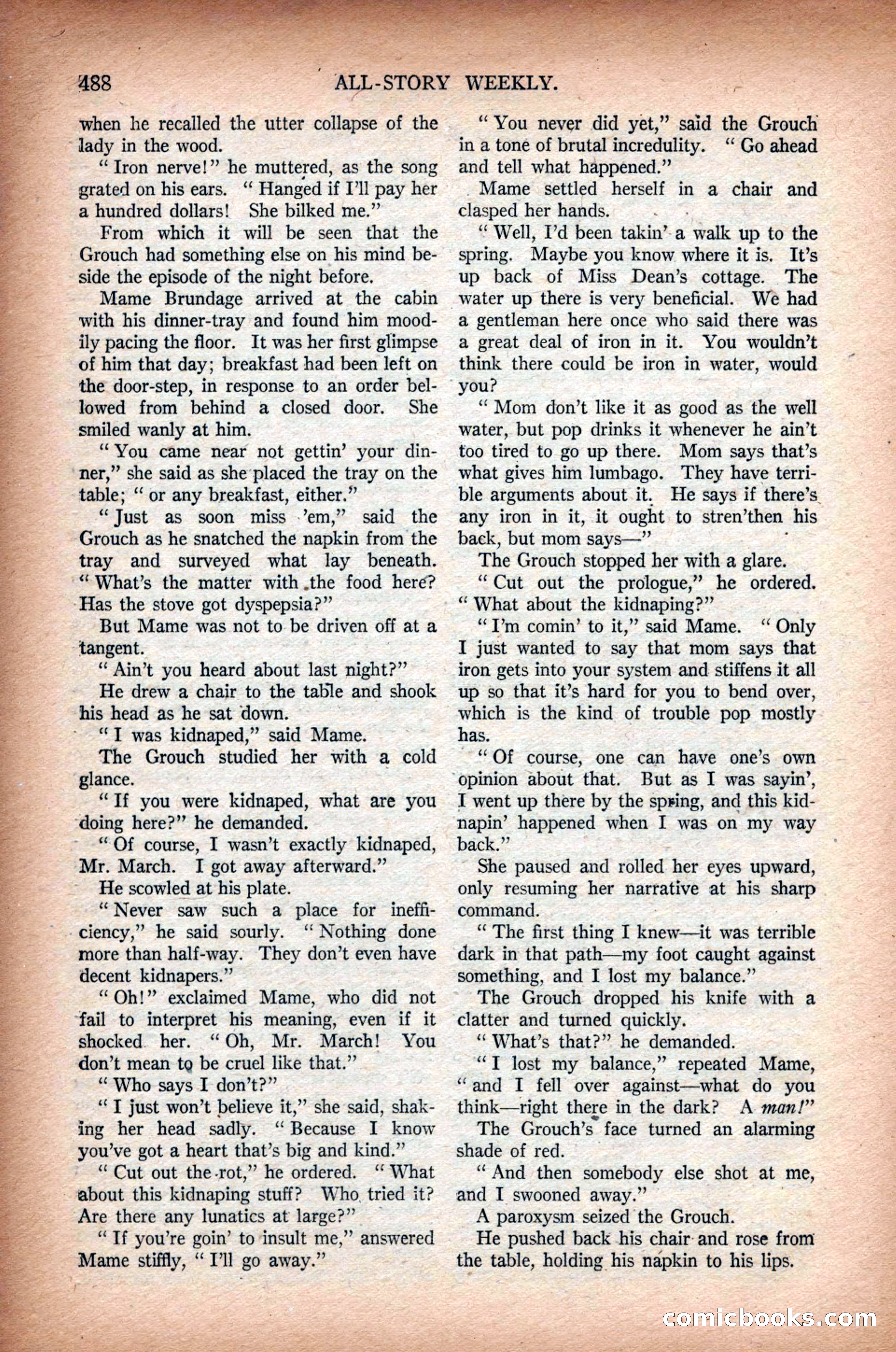 All-Story Weekly, March 1, 1919 — page 146 of 192