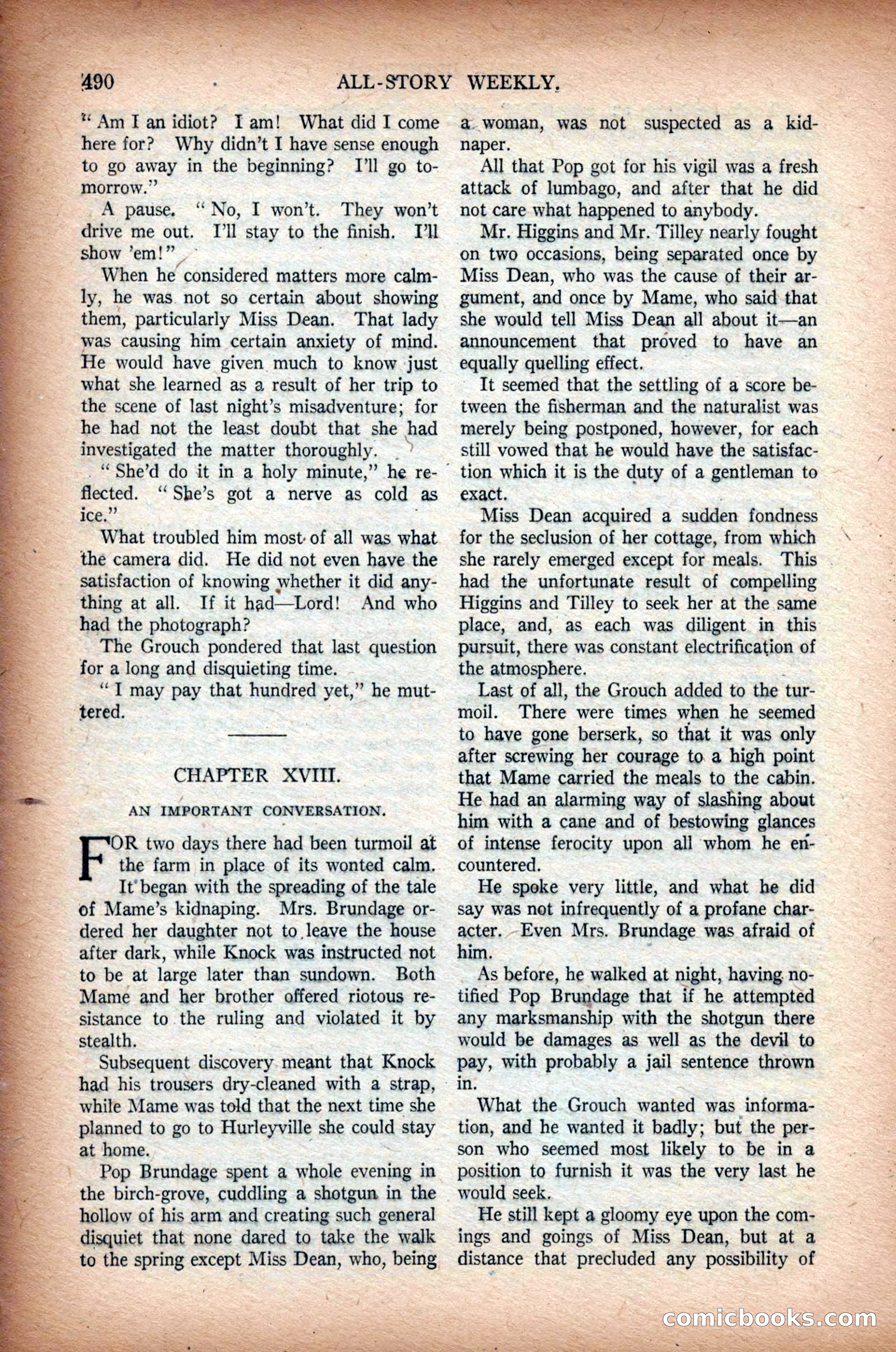 All-Story Weekly, March 1, 1919 — page 148 of 192