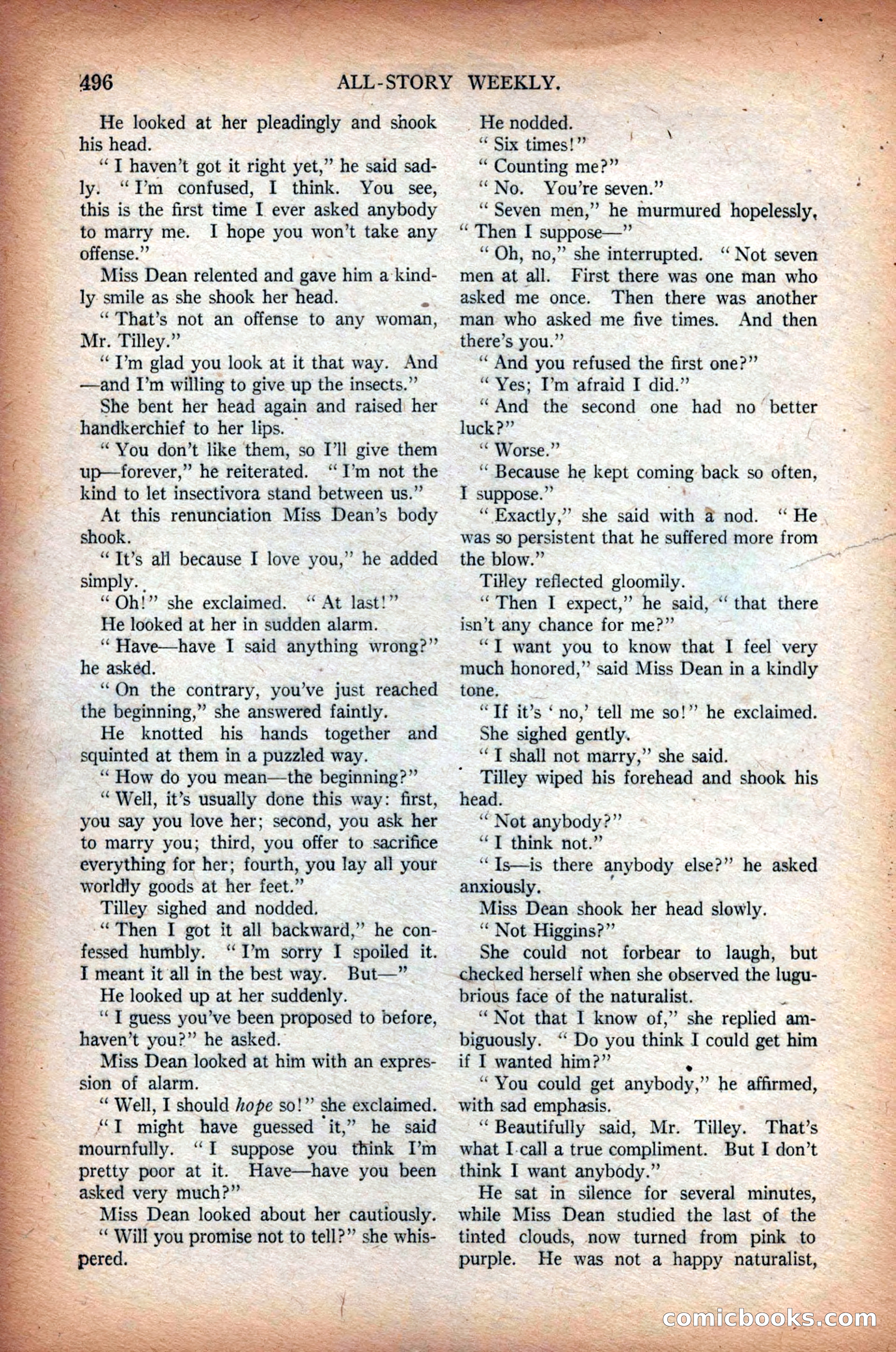All-Story Weekly, March 1, 1919 — page 154 of 192