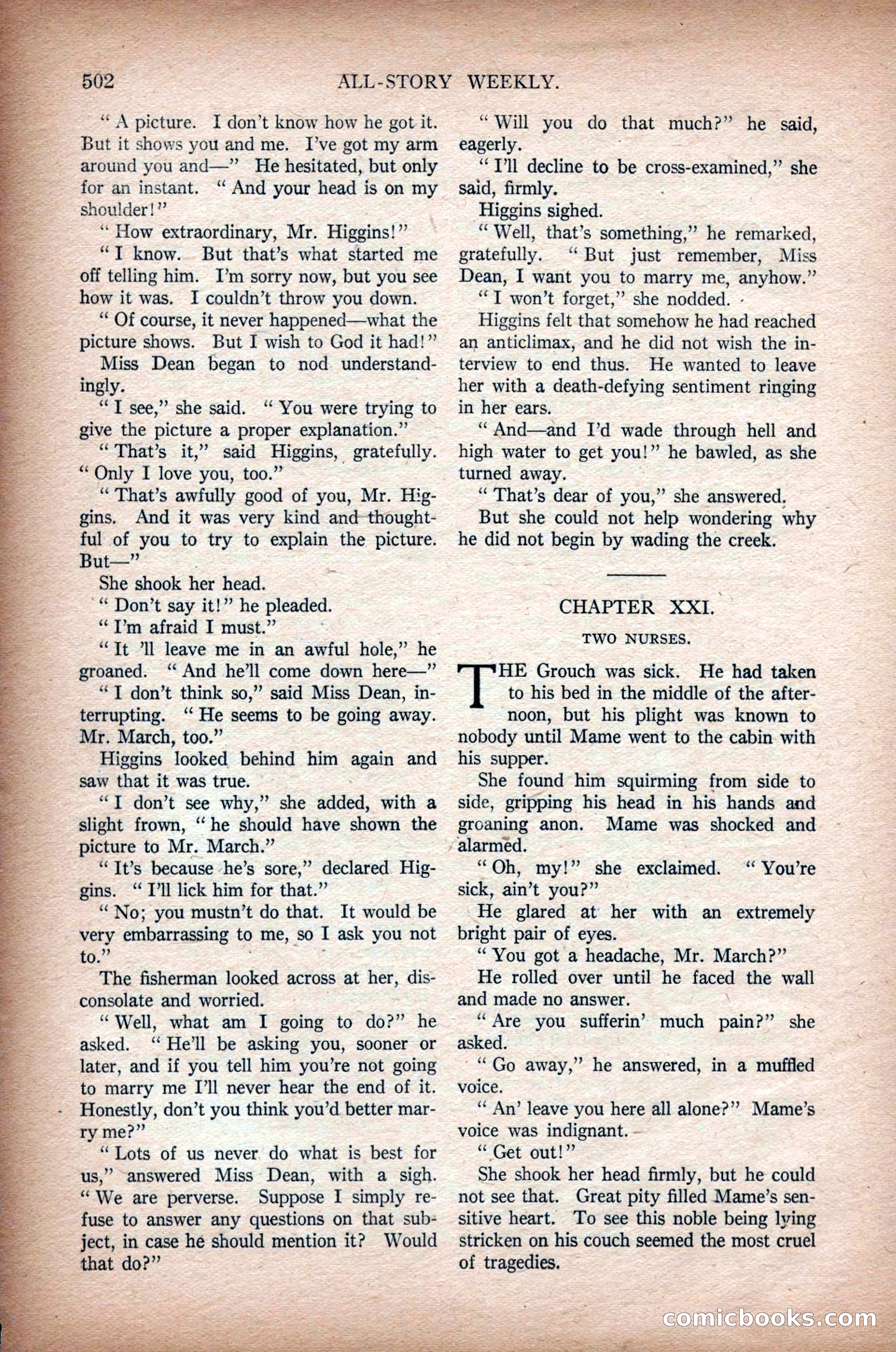 All-Story Weekly, March 1, 1919 — page 160 of 192