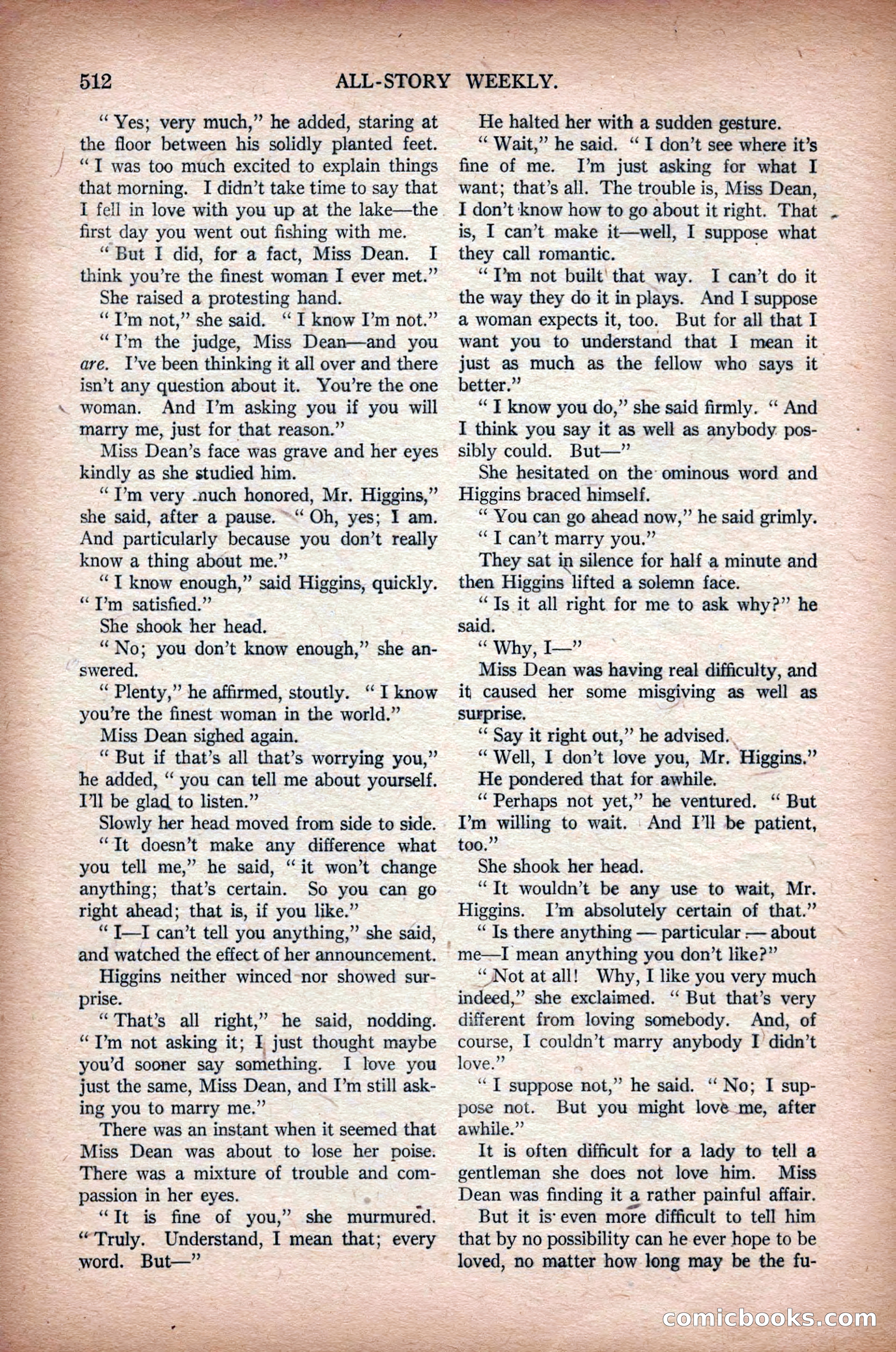 All-Story Weekly, March 1, 1919 — page 170 of 192