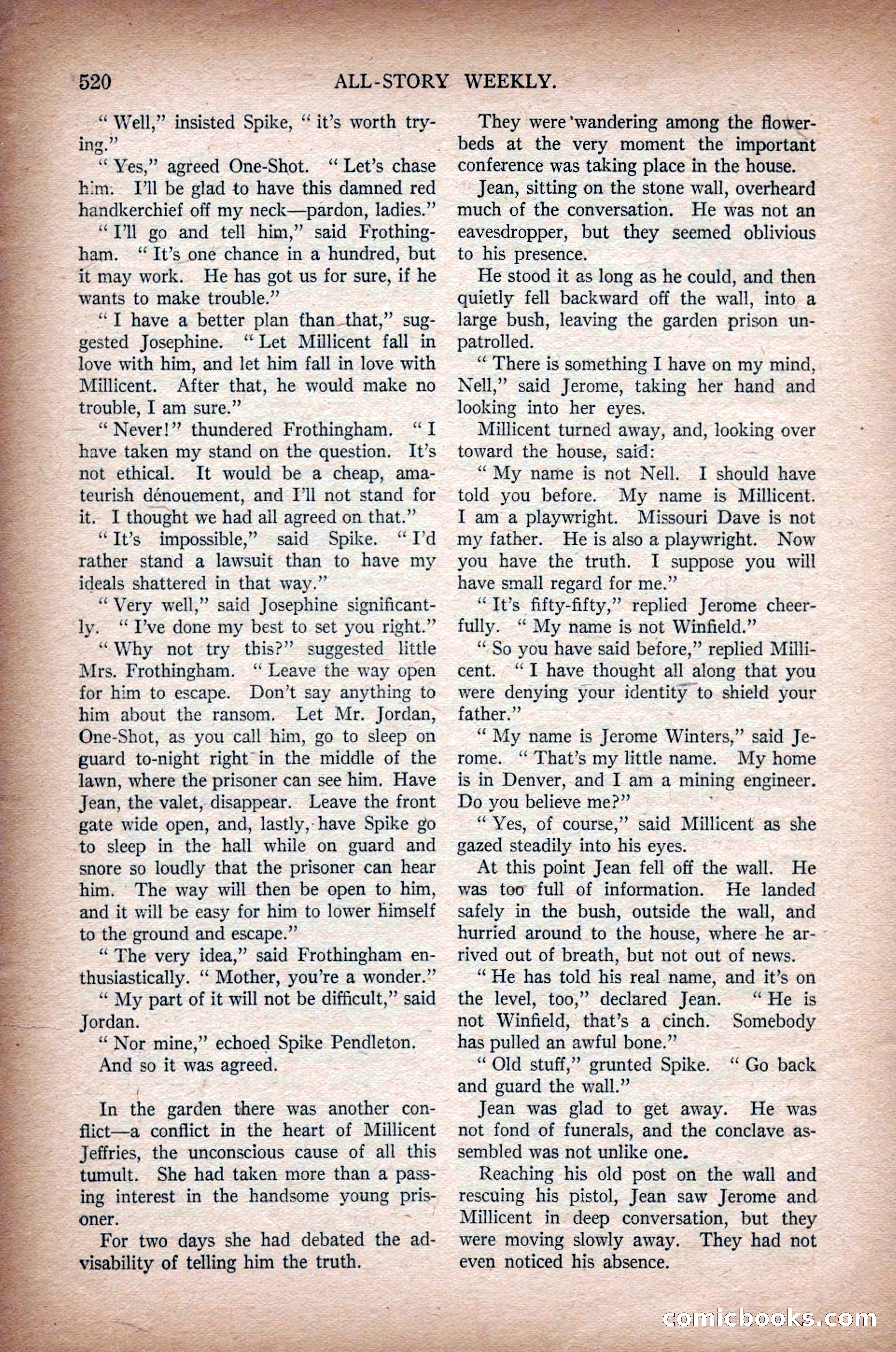 All-Story Weekly, March 1, 1919 — page 178 of 192