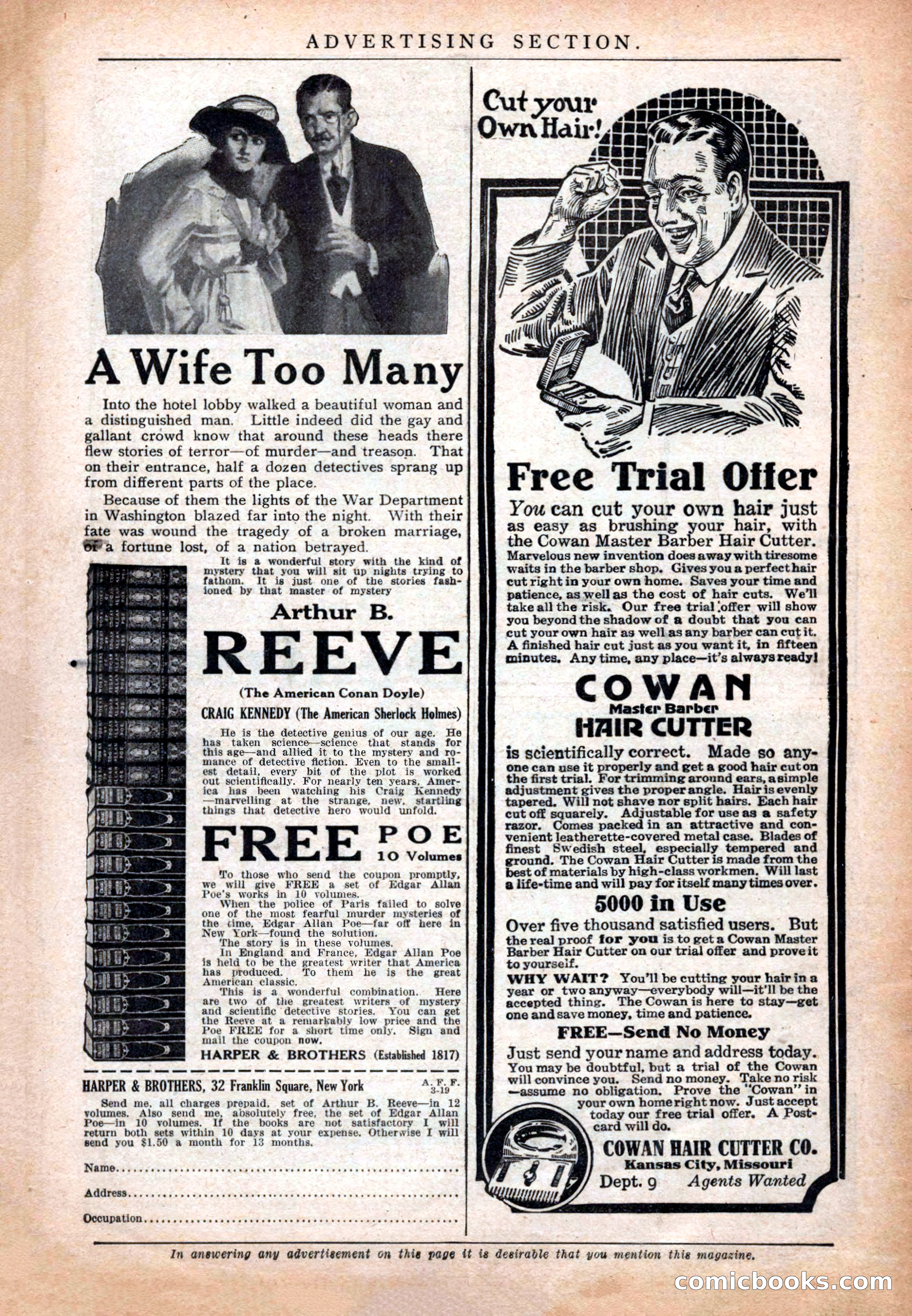 All-Story Weekly, March 1, 1919 — page 190 of 192