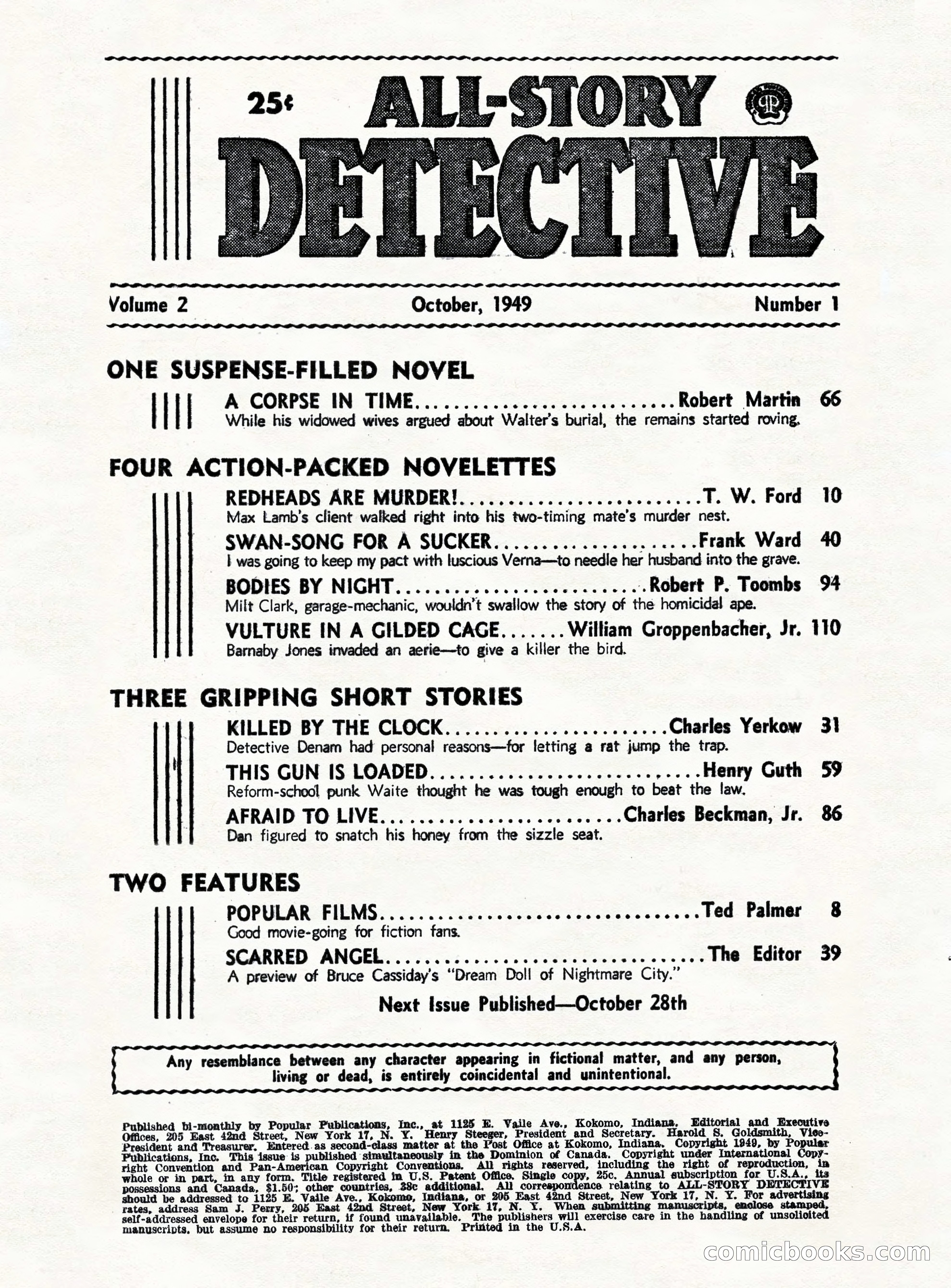 All-Story Detective, October 1949 — page 4 of 132