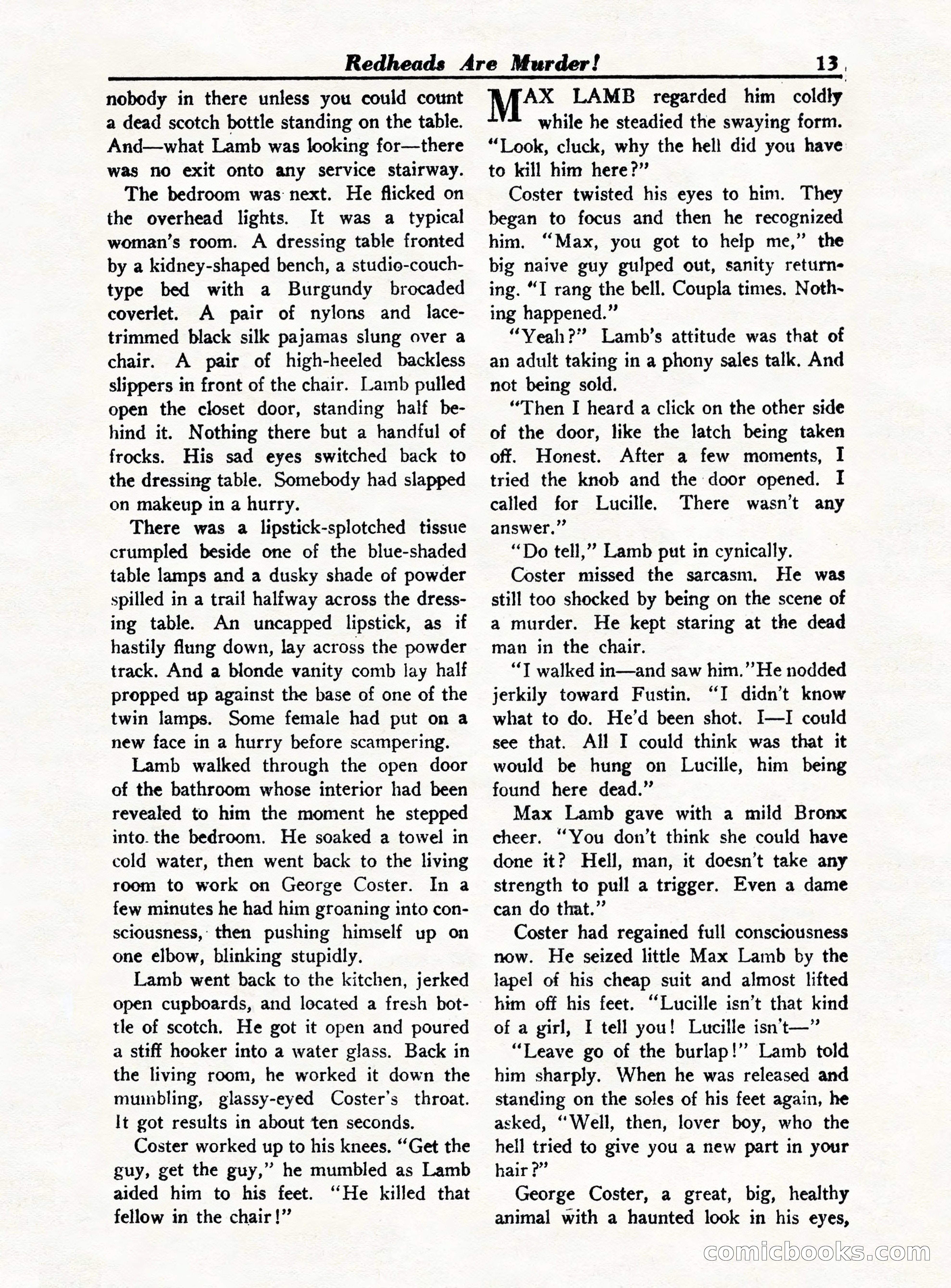 All-Story Detective, October 1949 — page 13 of 132