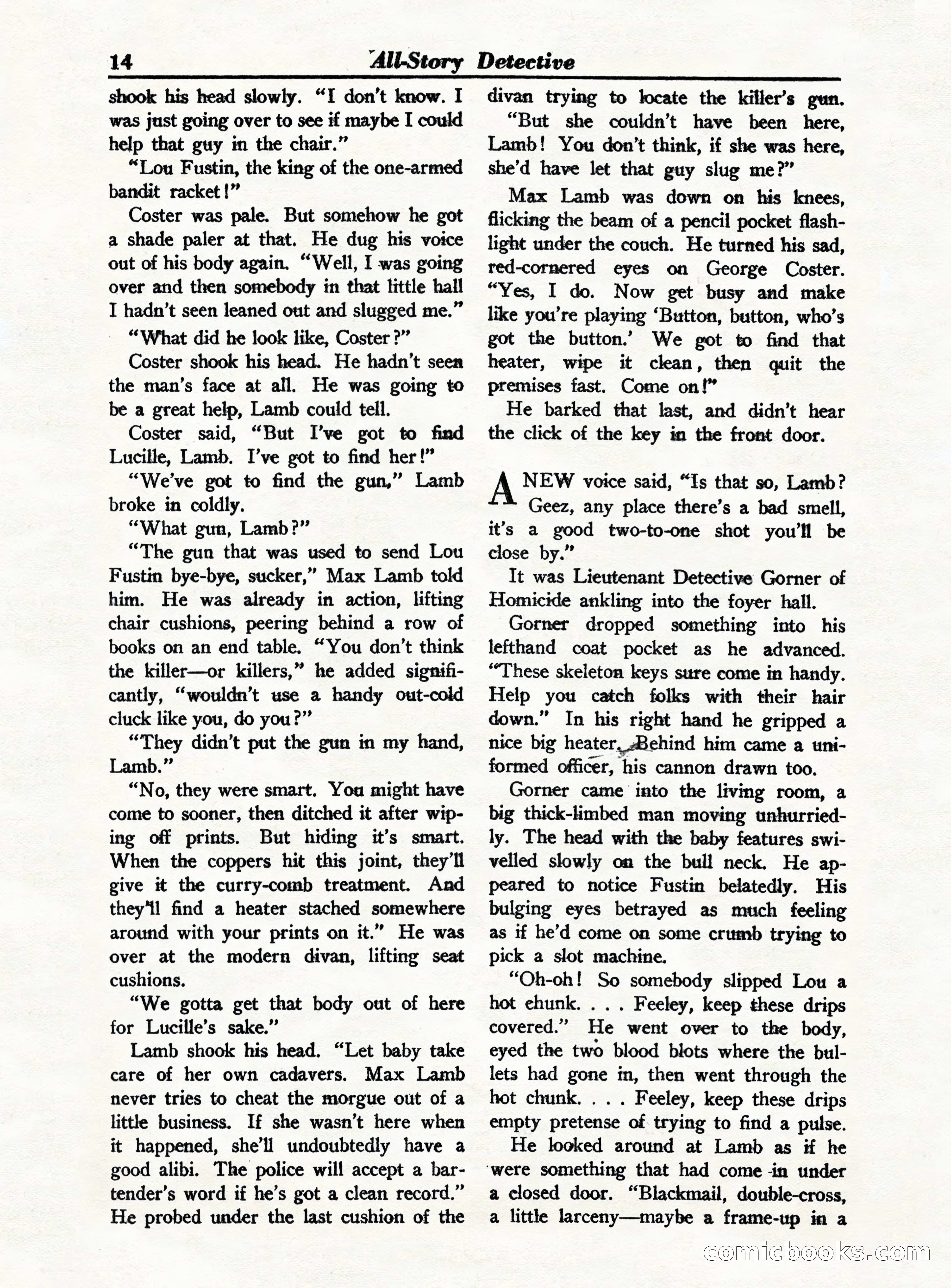 All-Story Detective, October 1949 — page 14 of 132