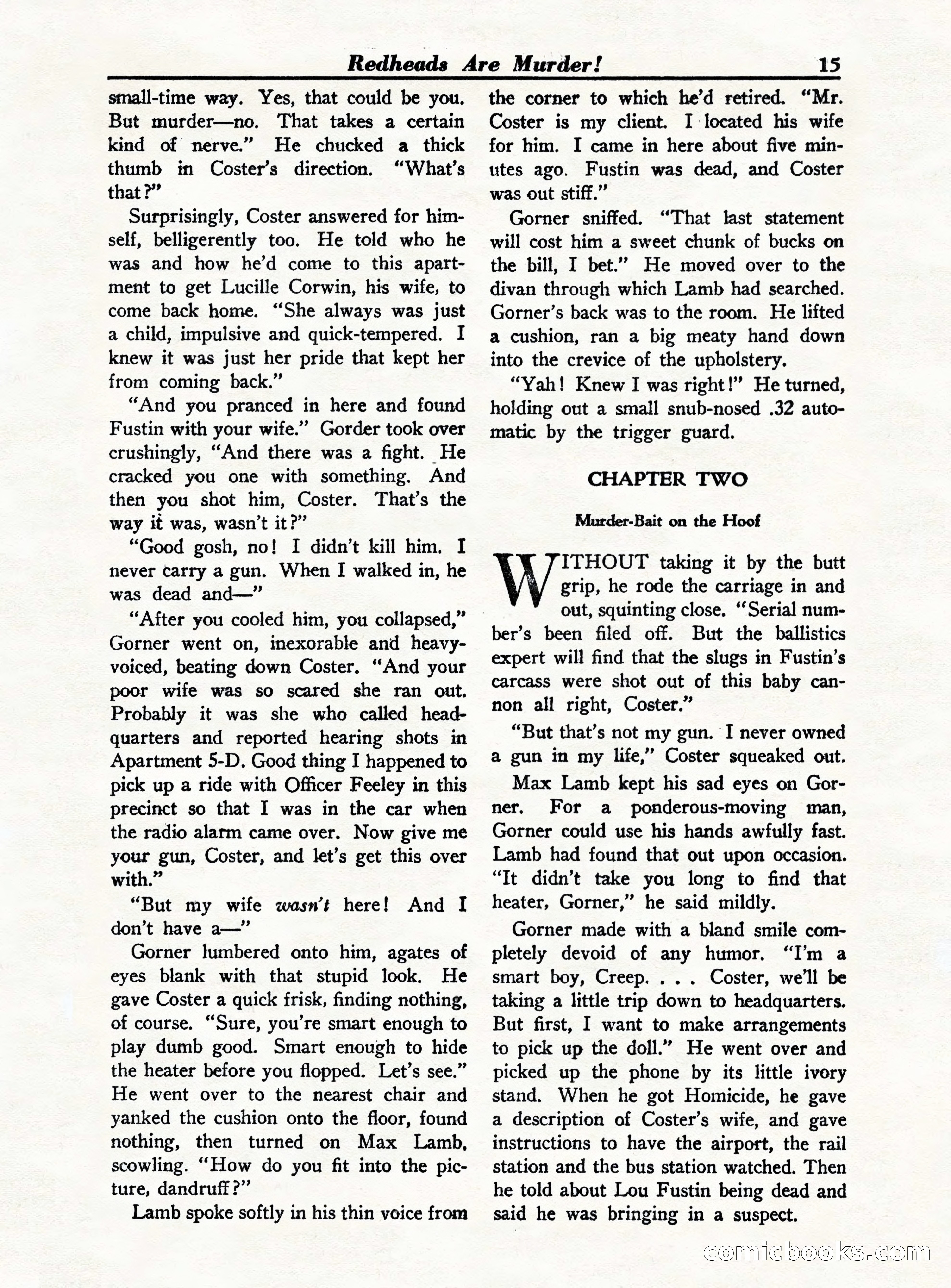 All-Story Detective, October 1949 — page 15 of 132