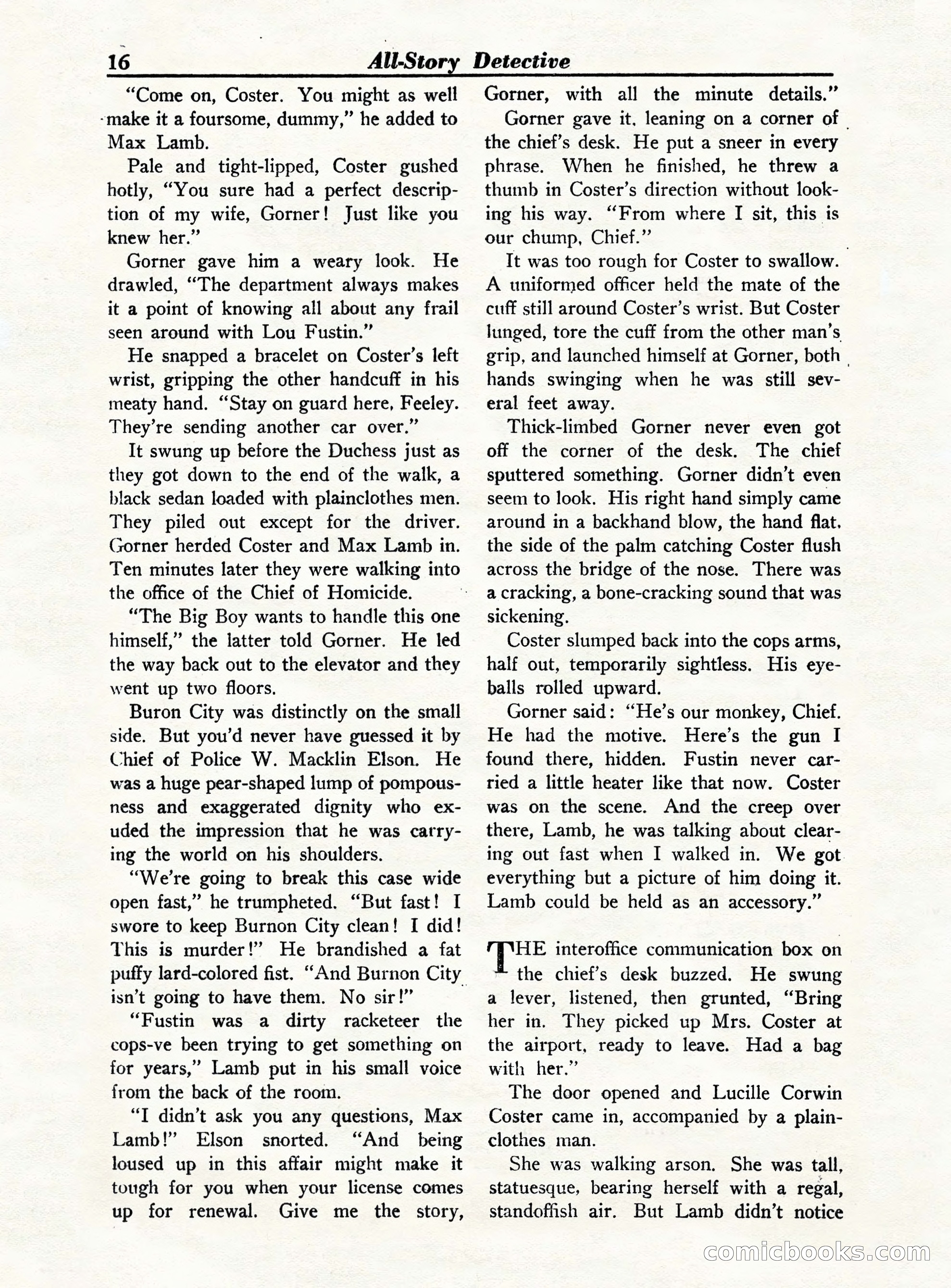 All-Story Detective, October 1949 — page 16 of 132