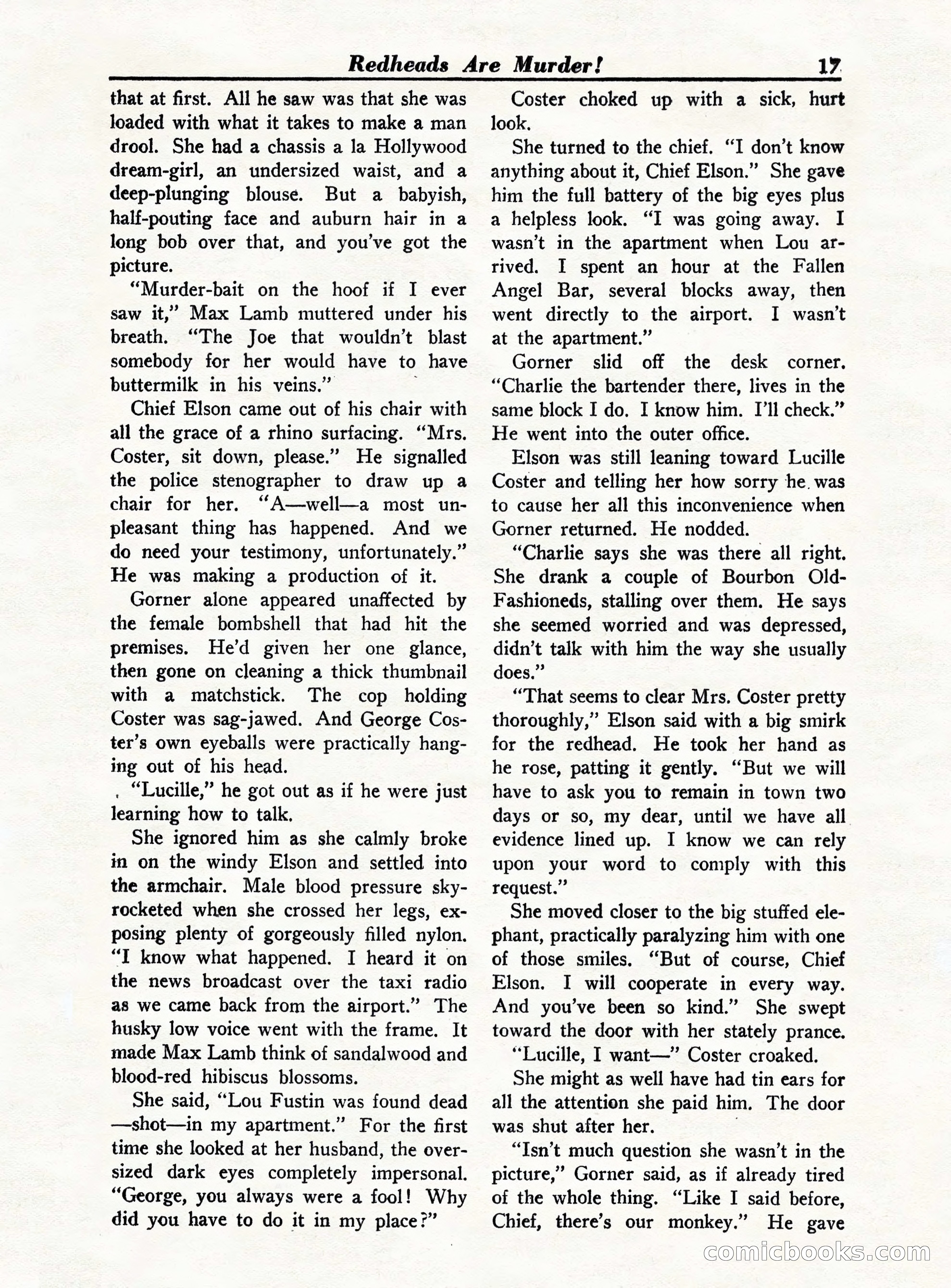 All-Story Detective, October 1949 — page 17 of 132