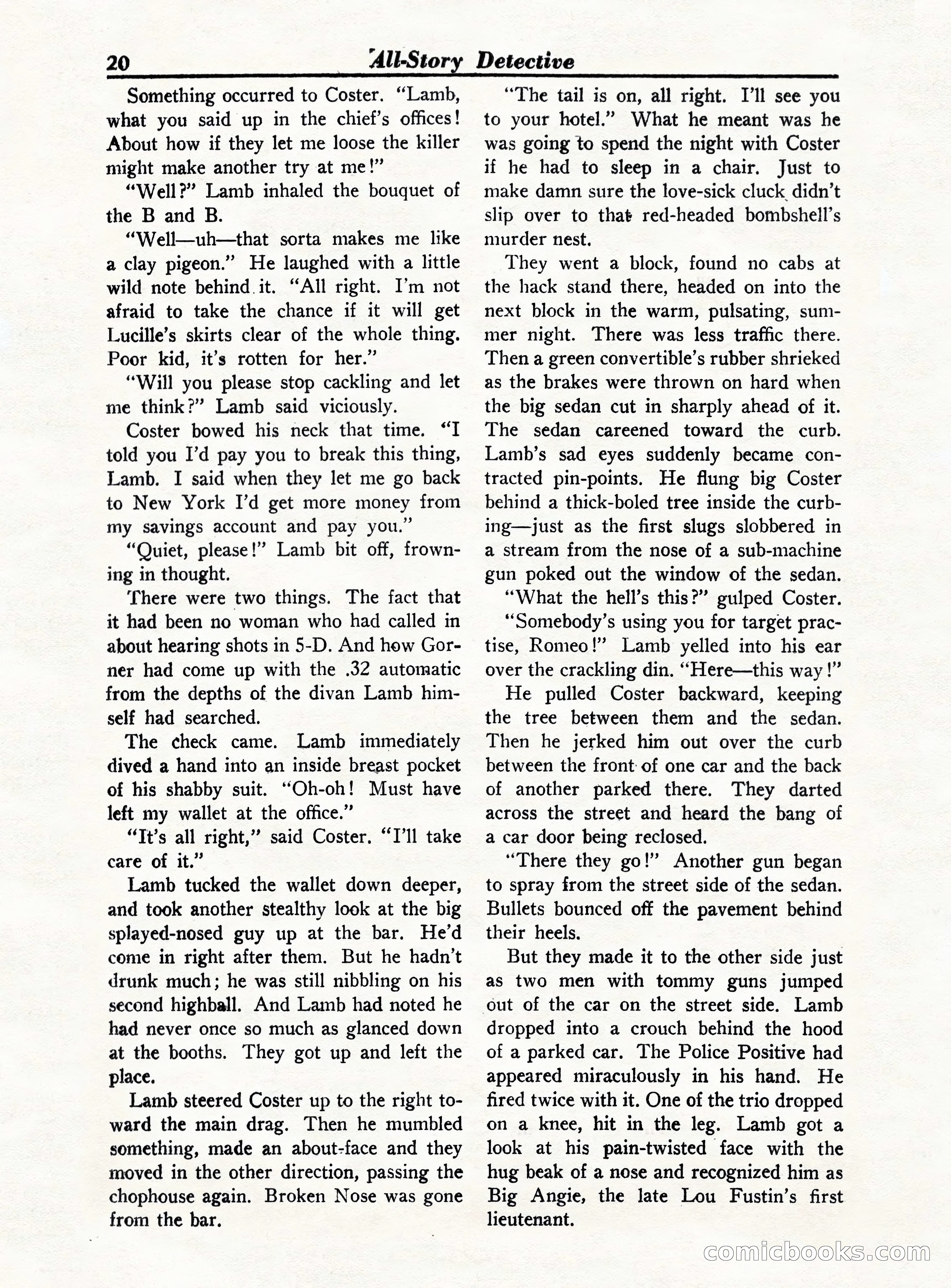 All-Story Detective, October 1949 — page 20 of 132