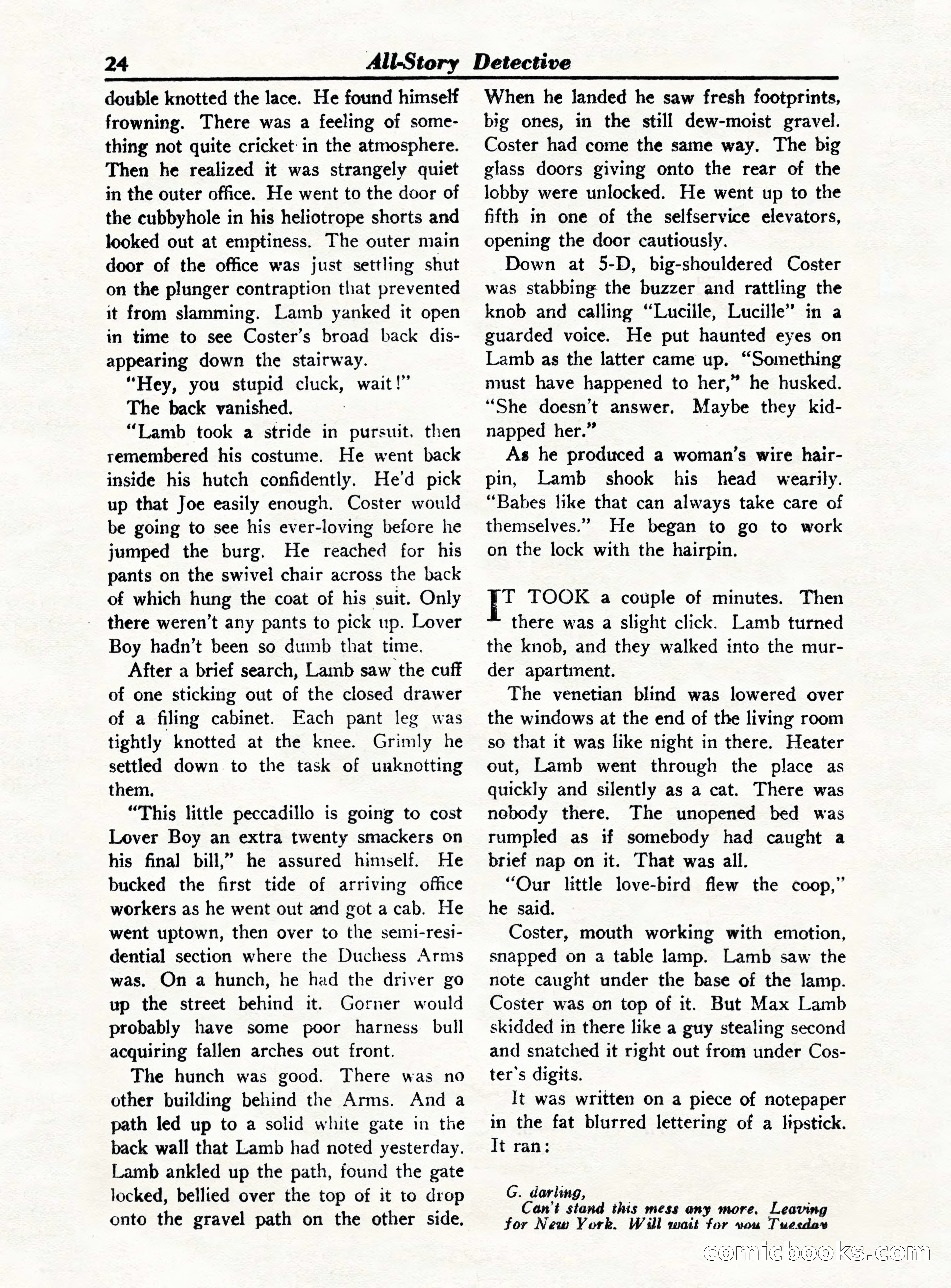 All-Story Detective, October 1949 — page 24 of 132