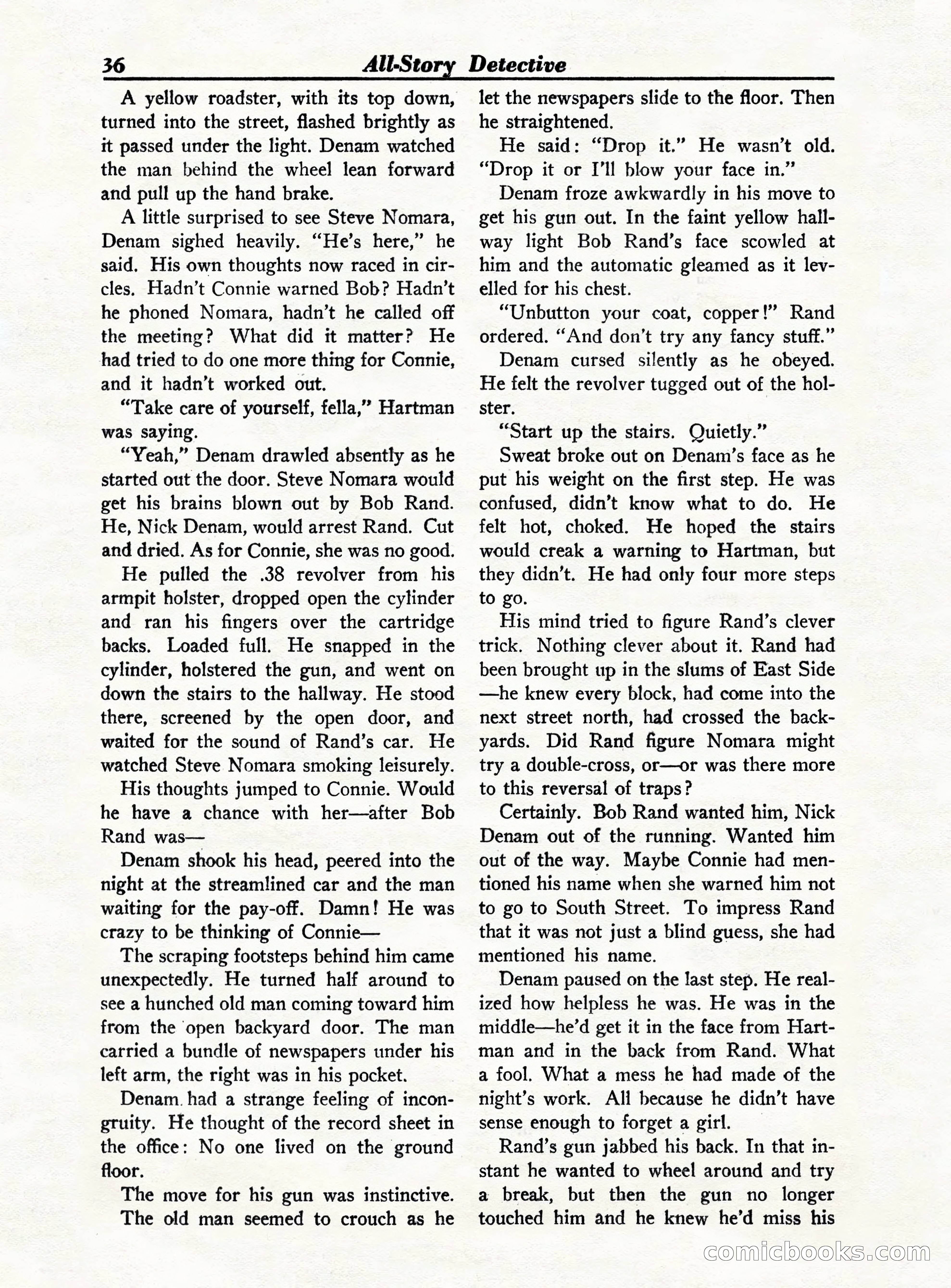 All-Story Detective, October 1949 — page 36 of 132