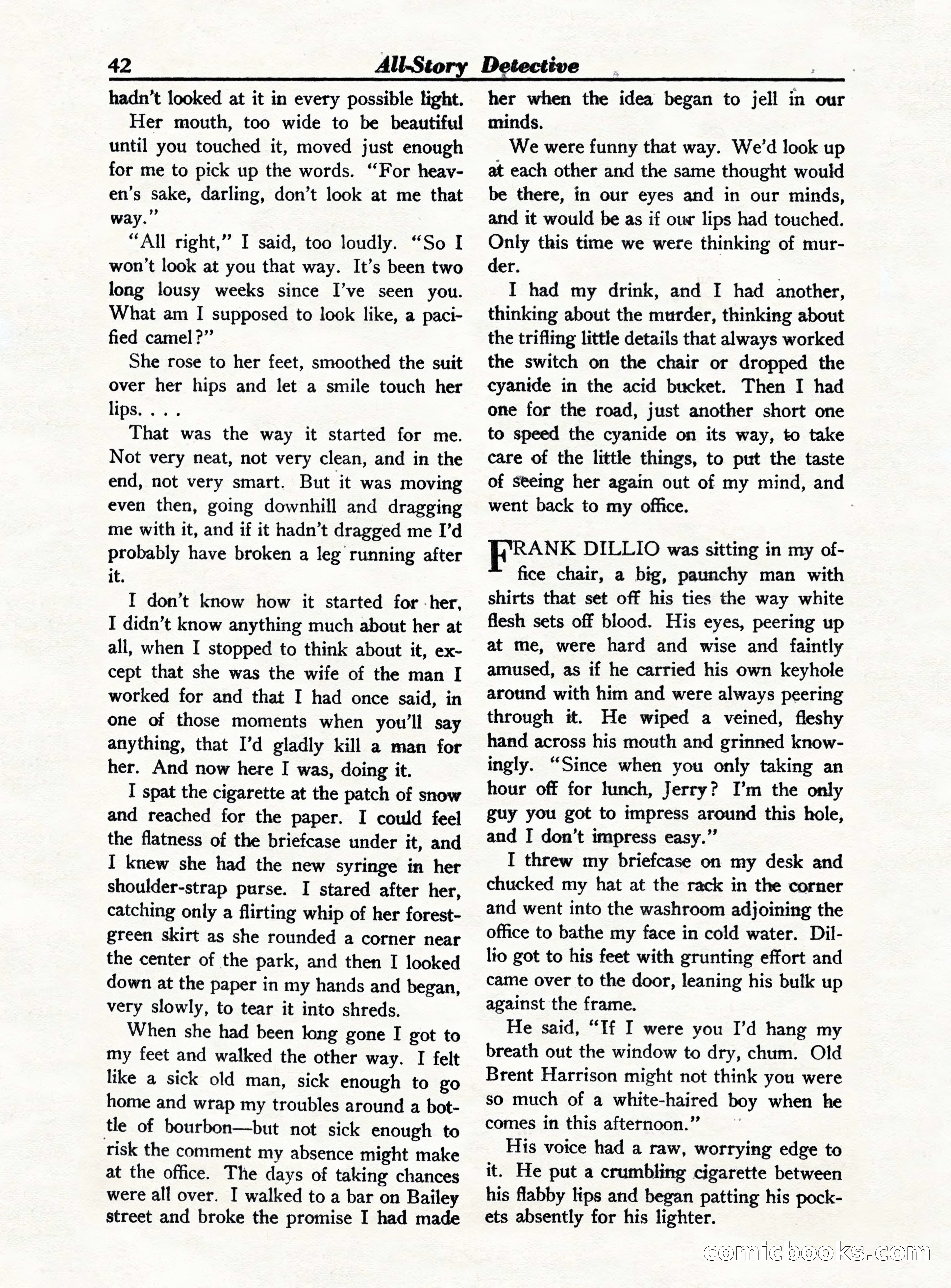 All-Story Detective, October 1949 — page 42 of 132