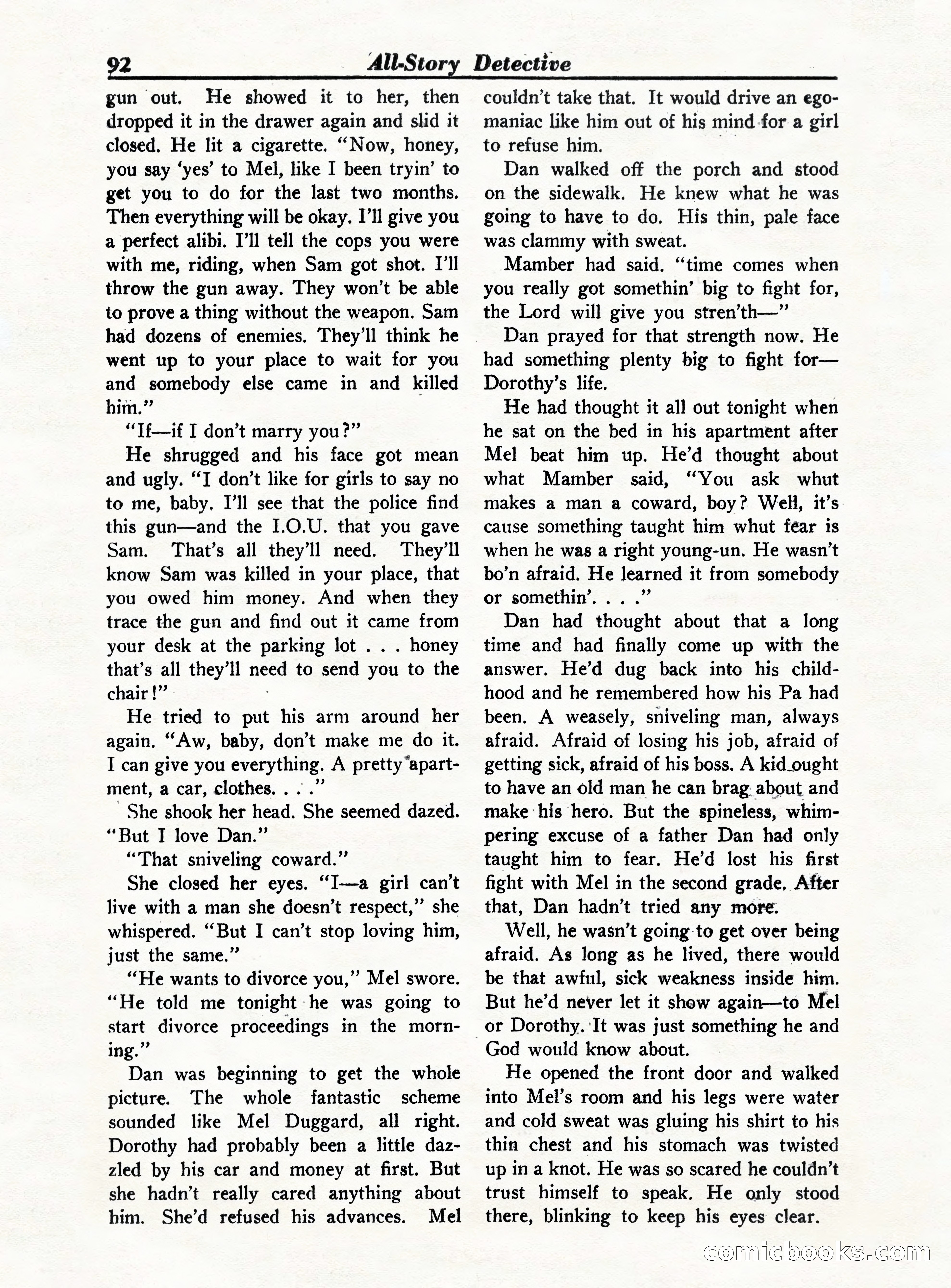 All-Story Detective, October 1949 — page 92 of 132