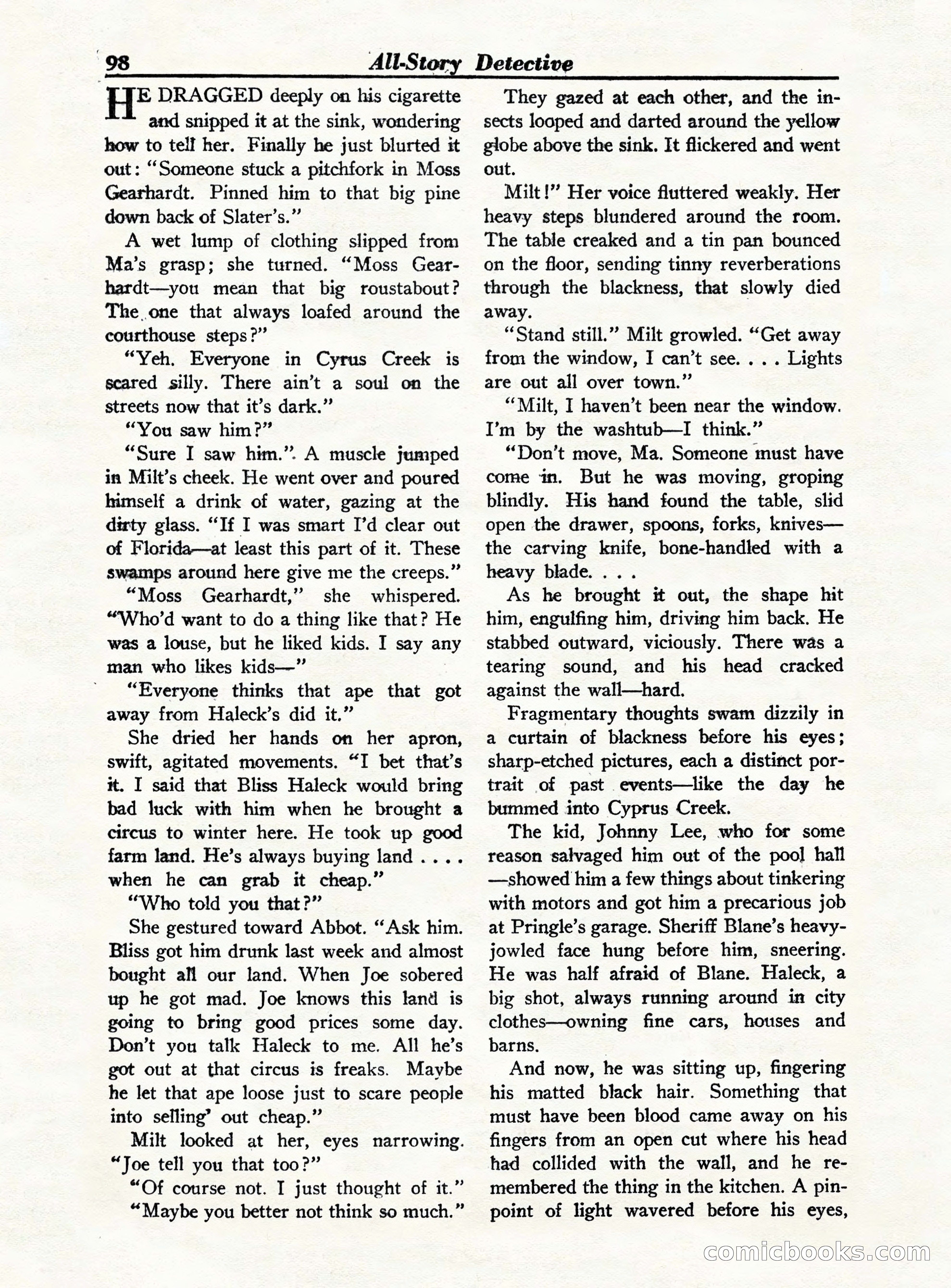 All-Story Detective, October 1949 — page 98 of 132