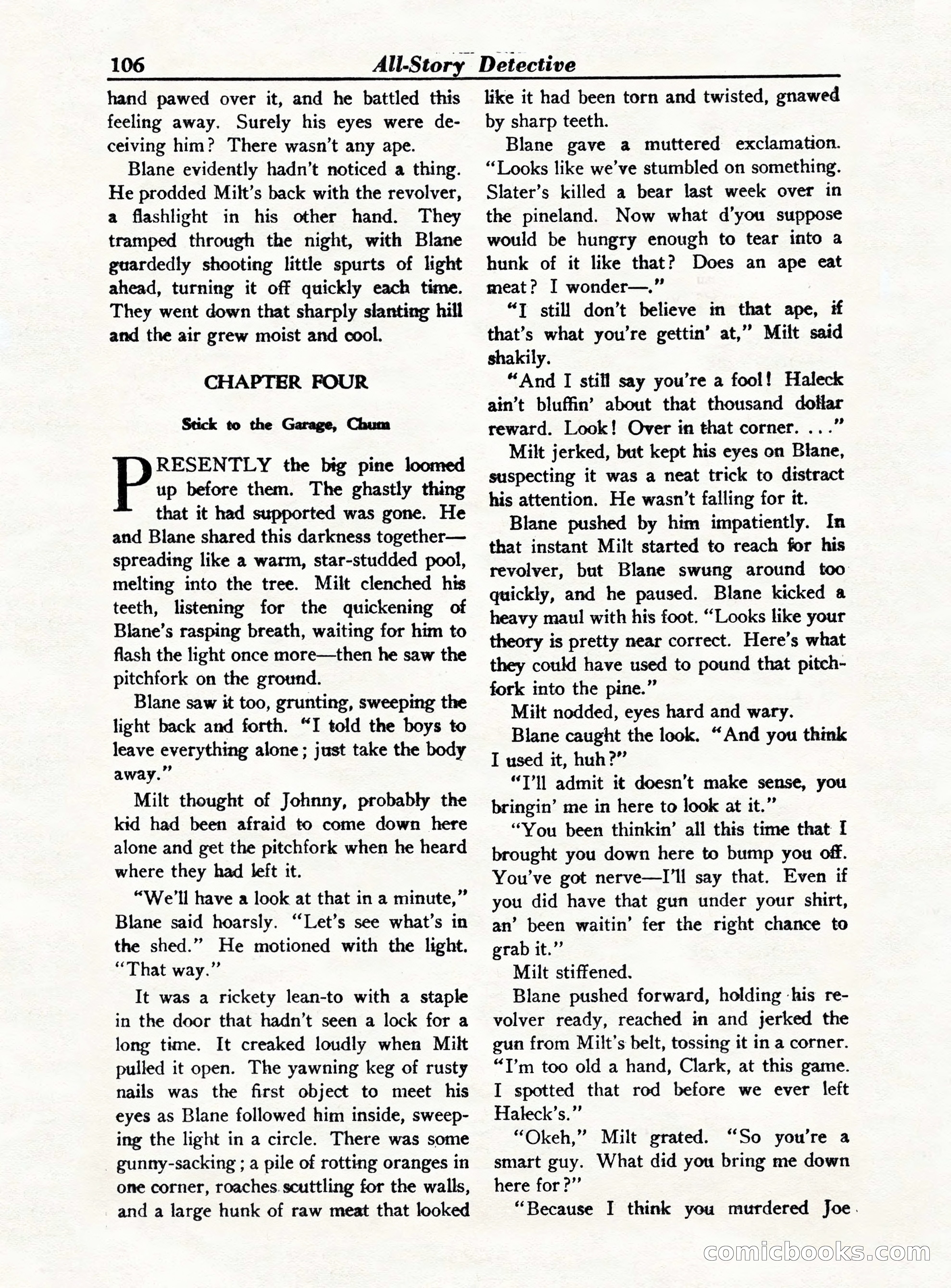 All-Story Detective, October 1949 — page 106 of 132