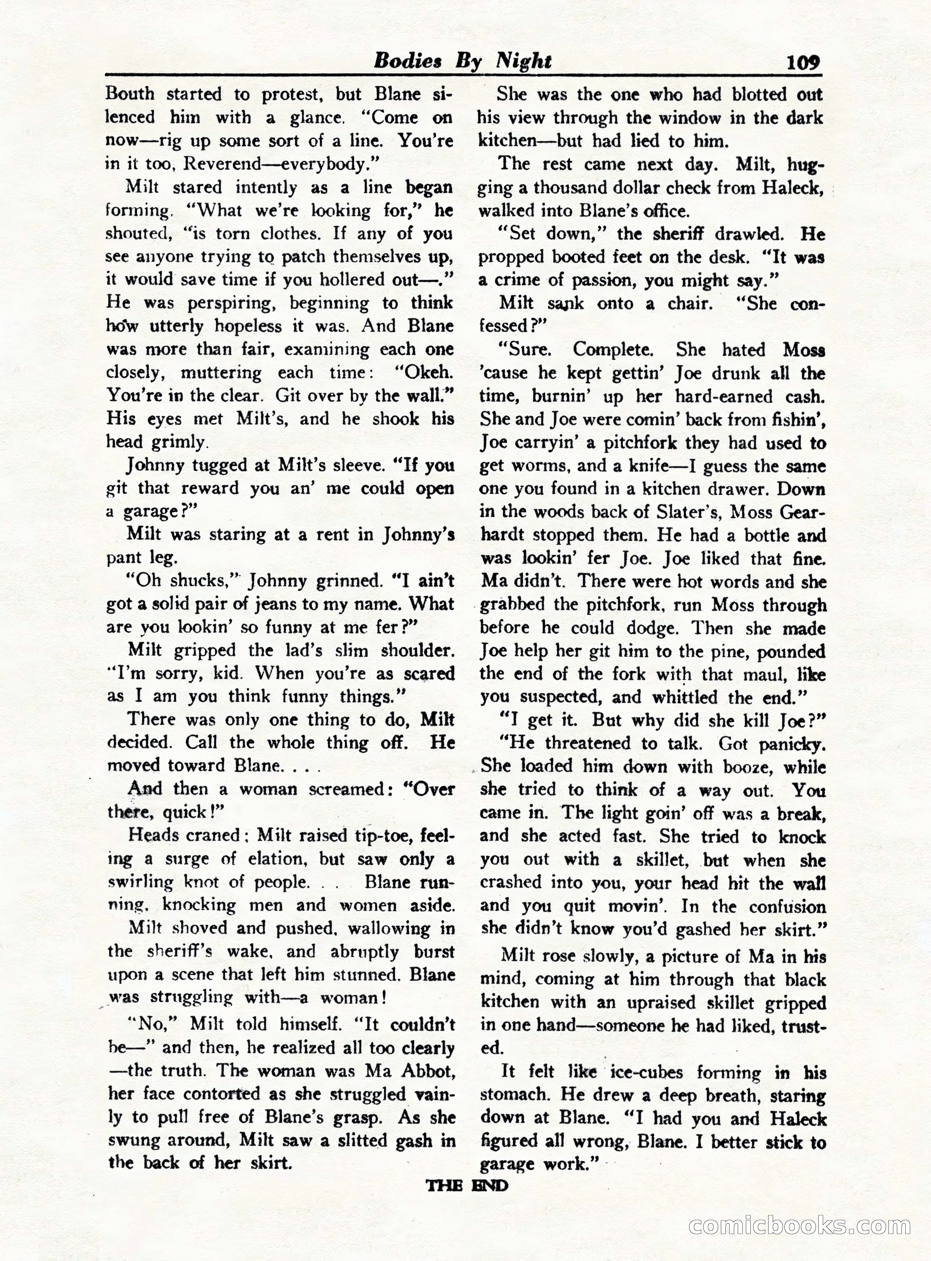 All-Story Detective, October 1949 — page 109 of 132
