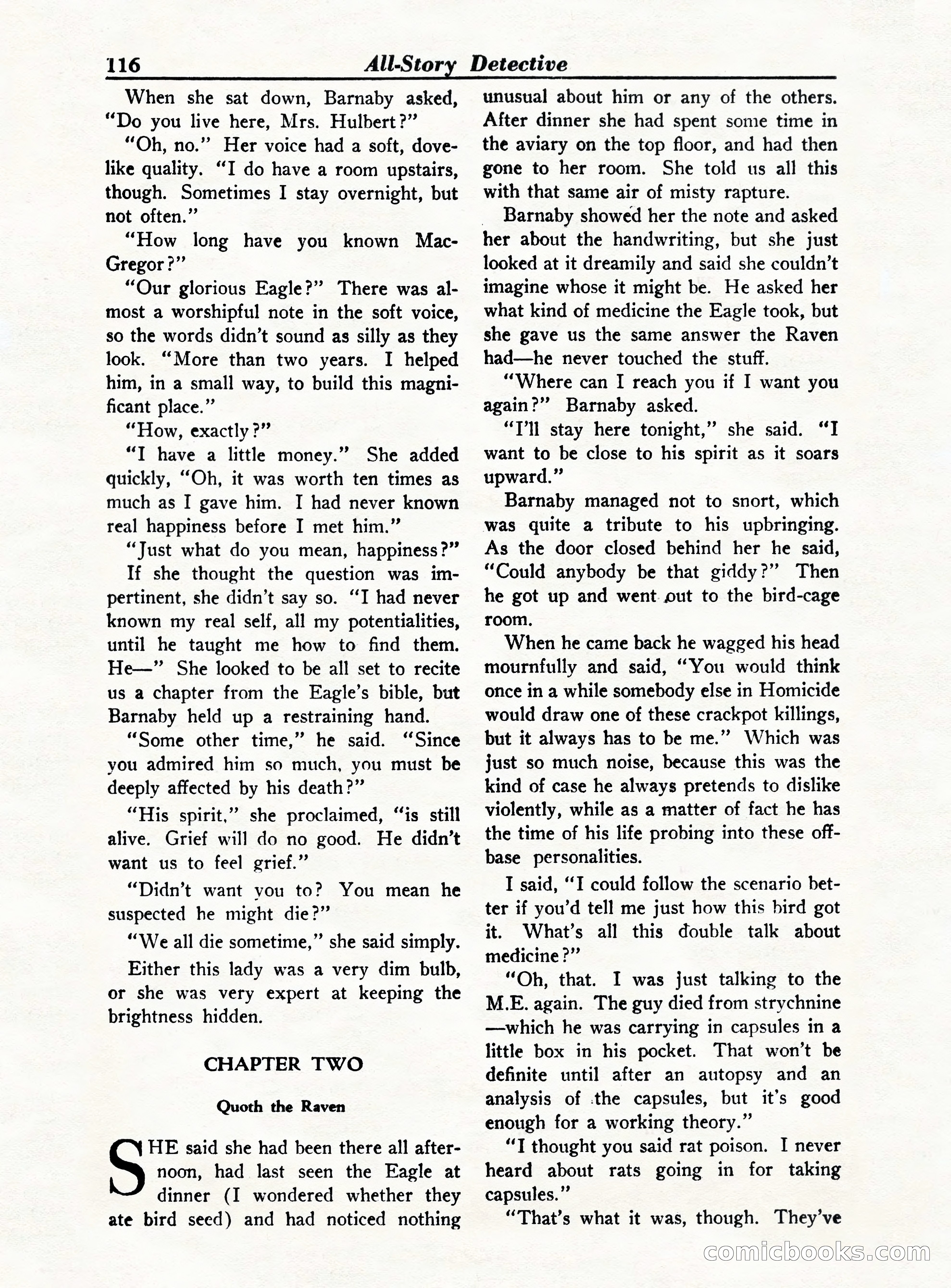 All-Story Detective, October 1949 — page 116 of 132