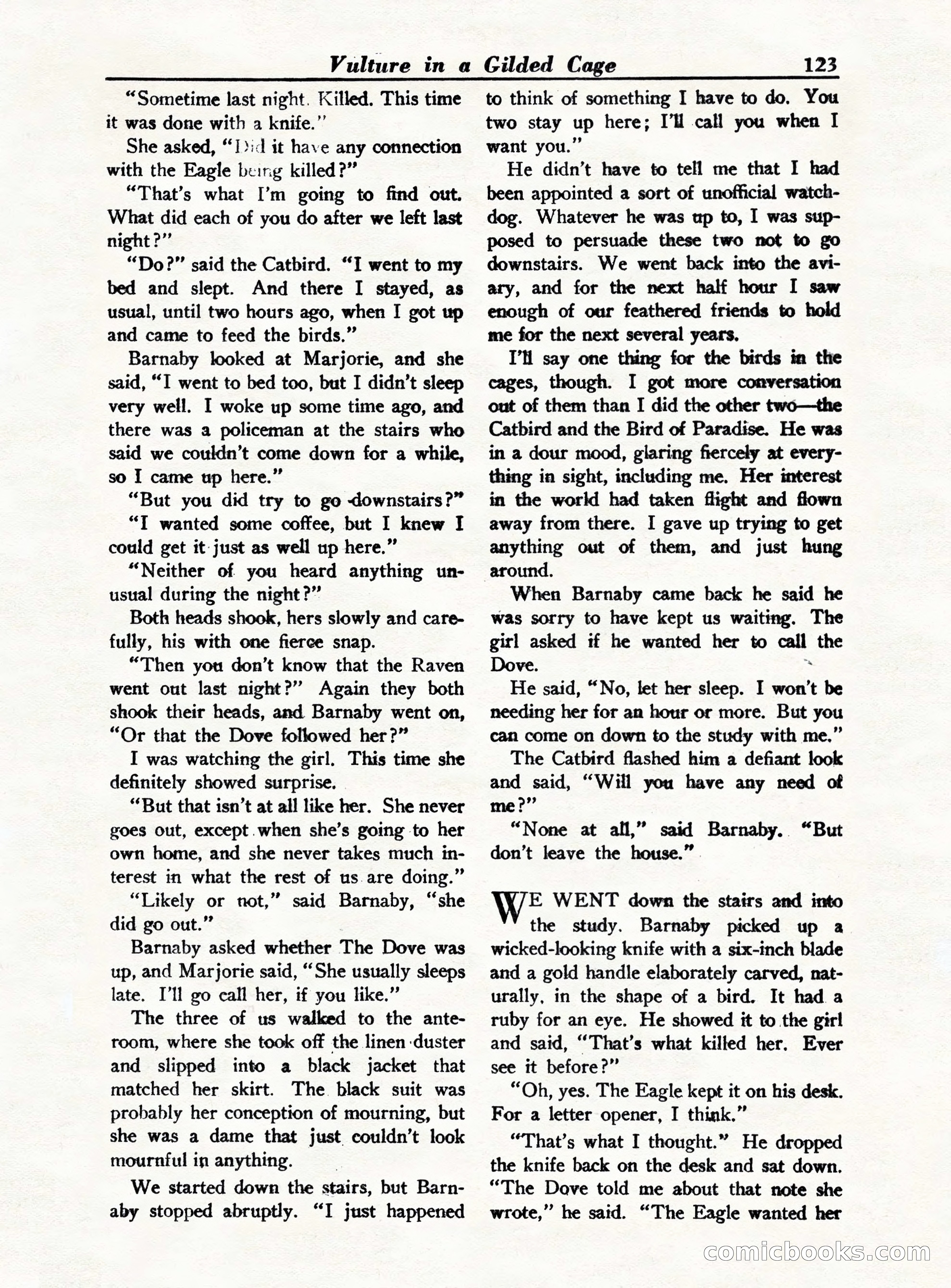 All-Story Detective, October 1949 — page 123 of 132