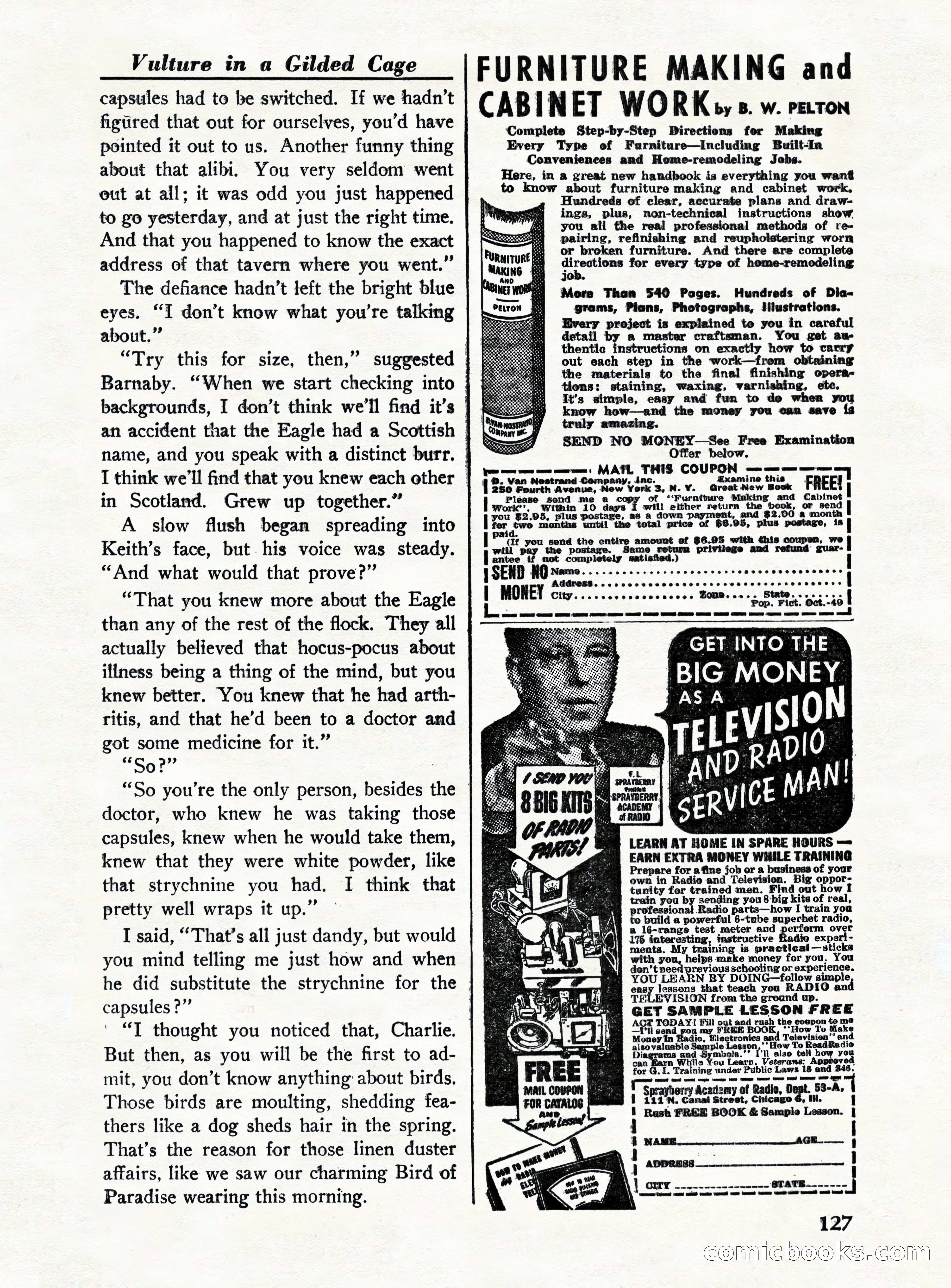 All-Story Detective, October 1949 — page 127 of 132