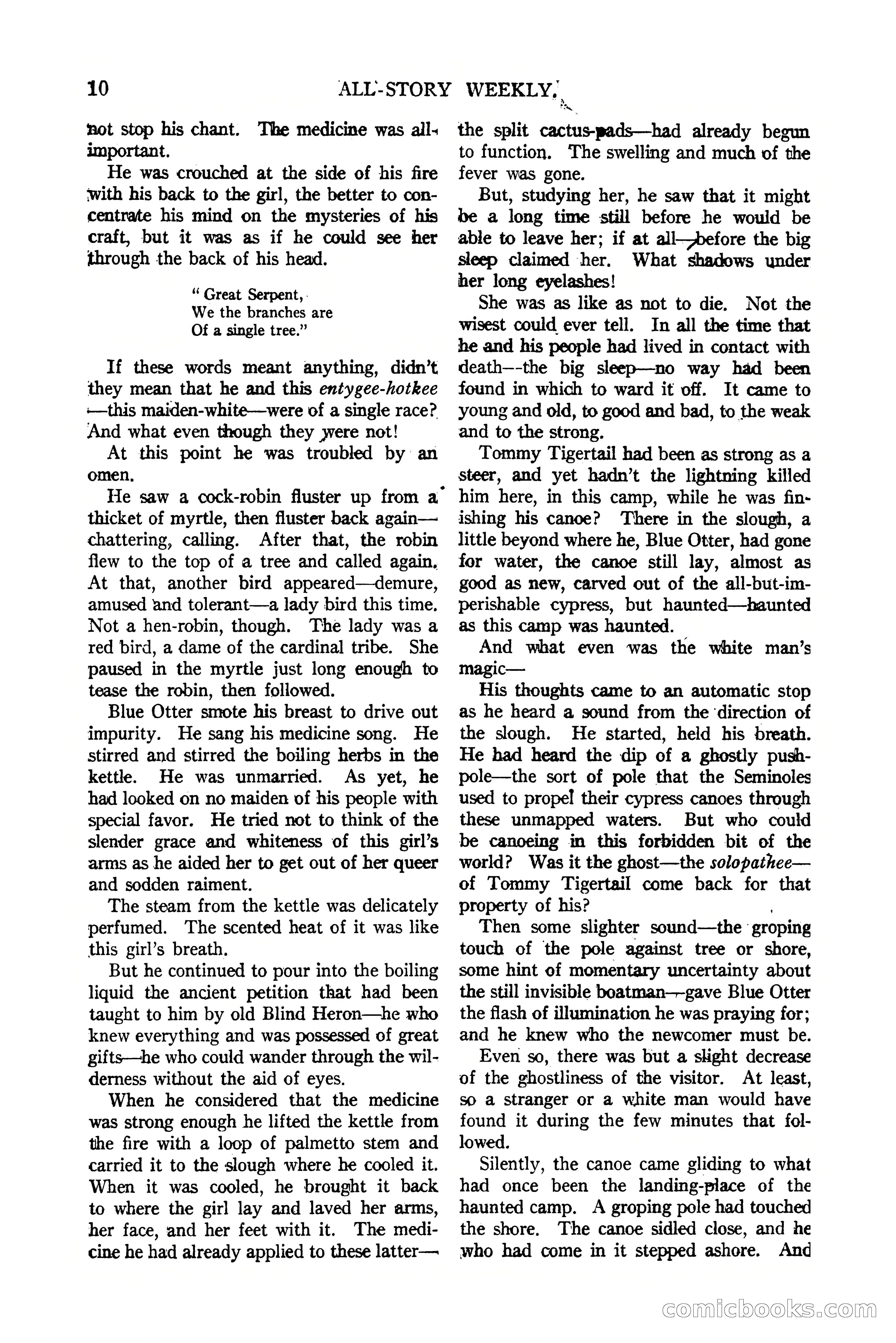 All-Story Weekly, Vol. 112, No. 1 — page 20 of 164