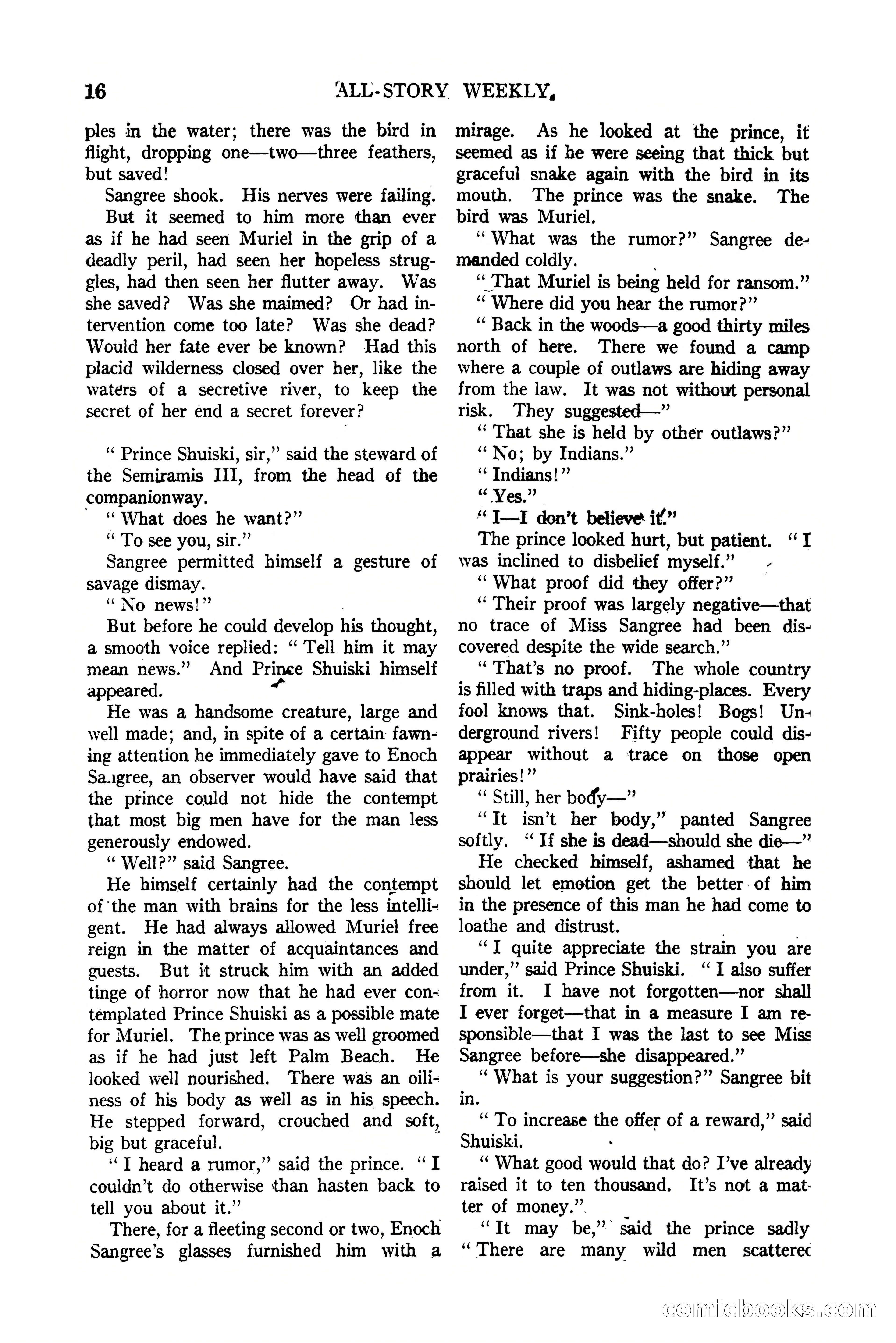All-Story Weekly, Vol. 112, No. 1 — page 26 of 164