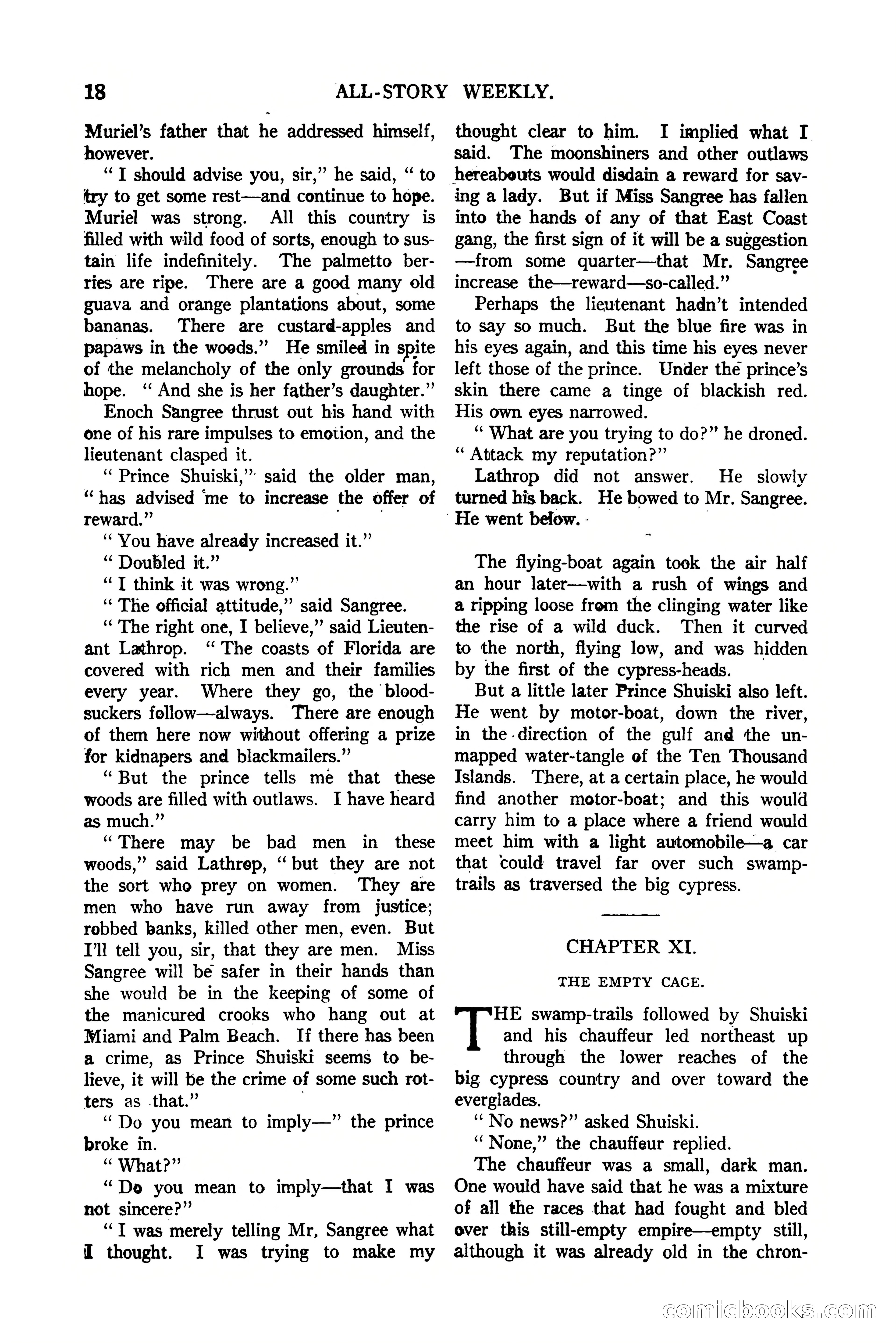 All-Story Weekly, Vol. 112, No. 1 — page 28 of 164