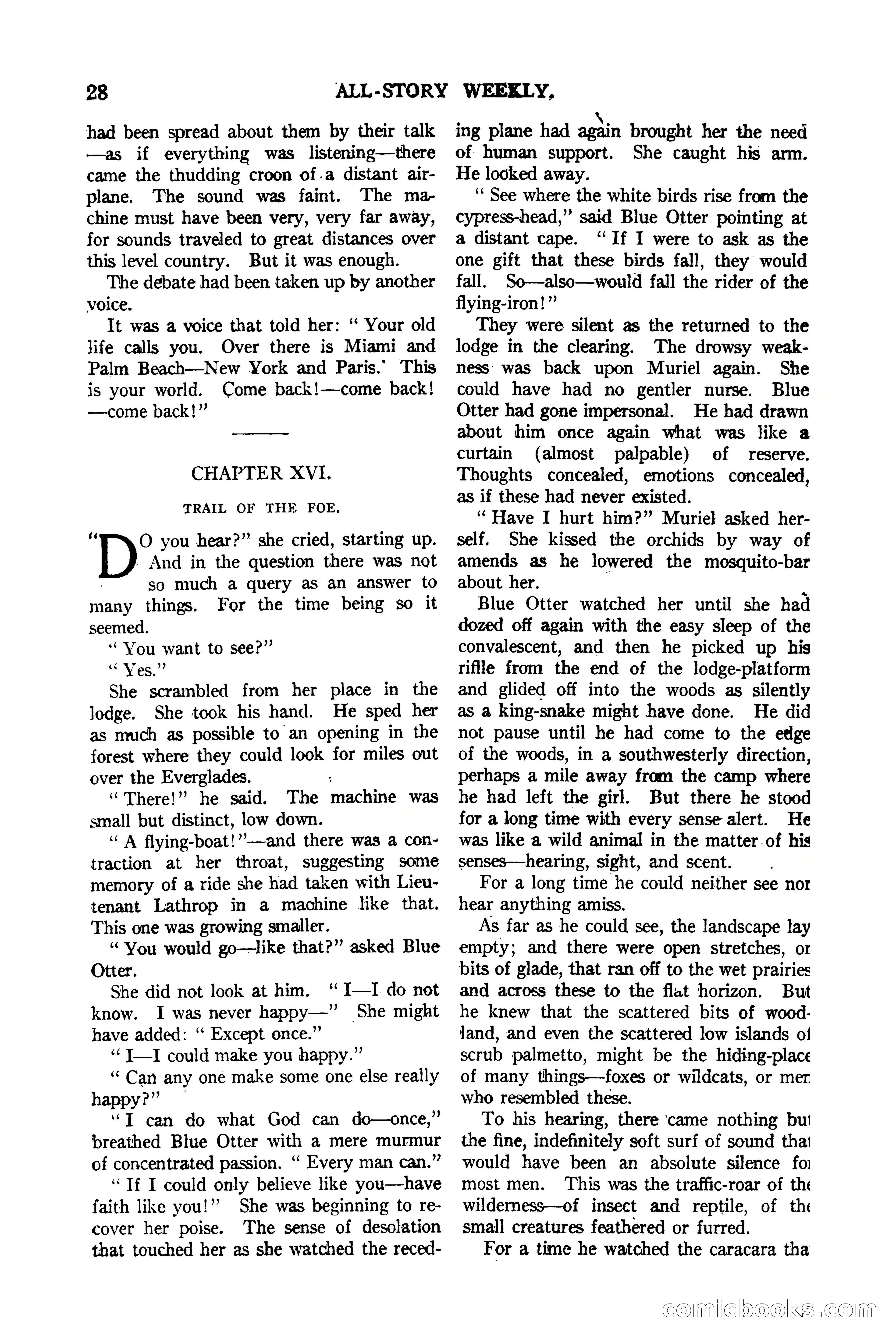 All-Story Weekly, Vol. 112, No. 1 — page 38 of 164
