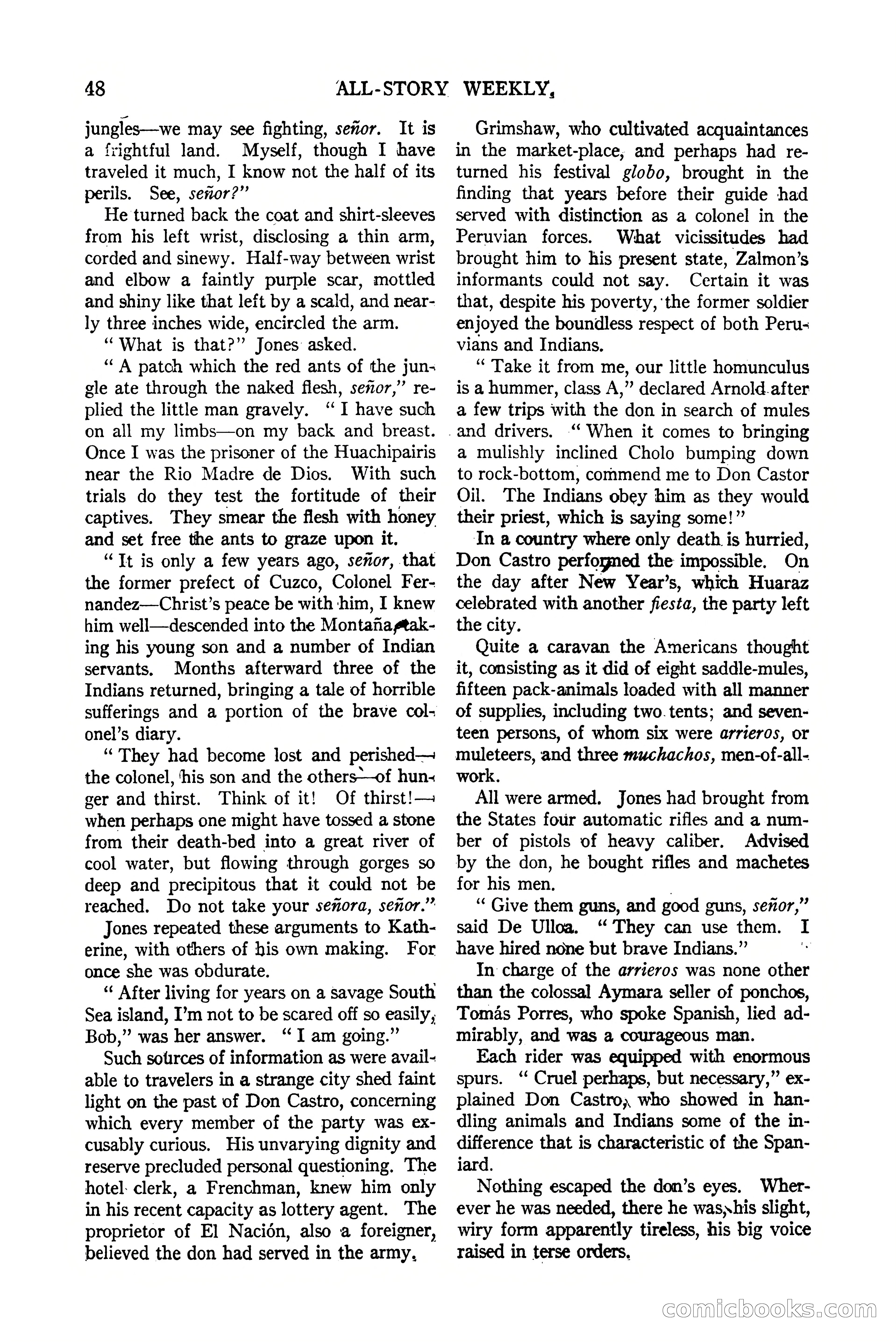 All-Story Weekly, Vol. 112, No. 1 — page 58 of 164