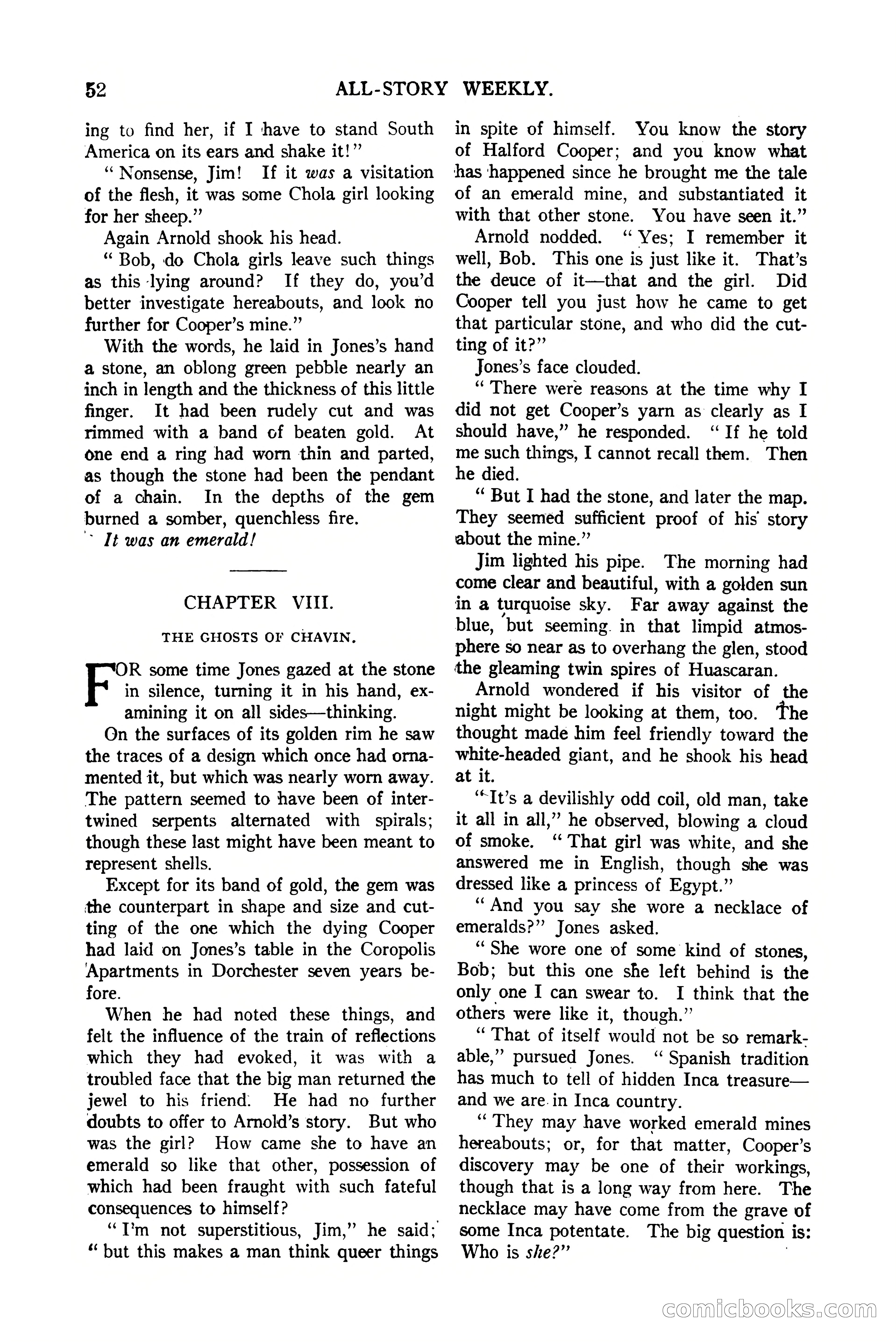 All-Story Weekly, Vol. 112, No. 1 — page 62 of 164
