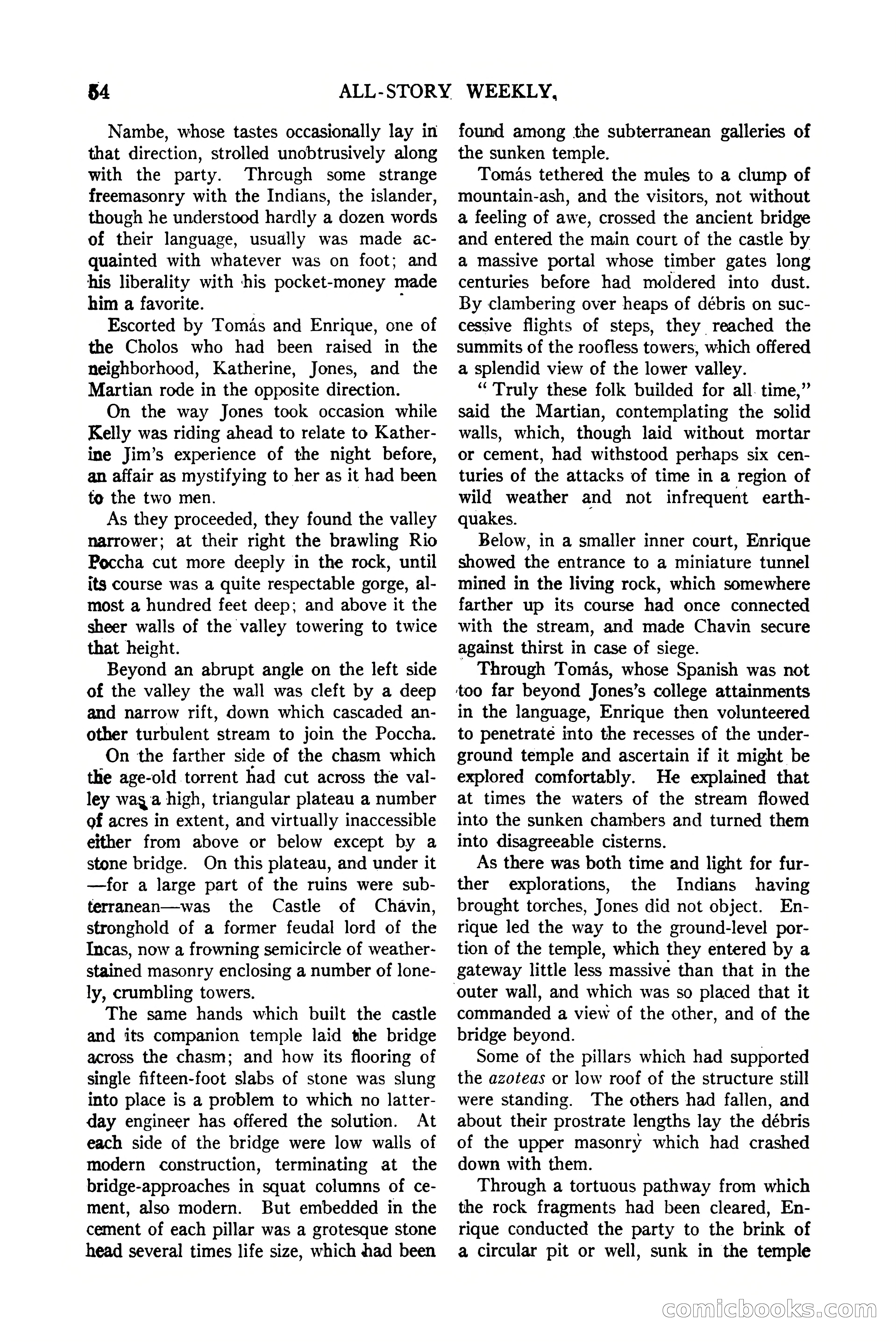 All-Story Weekly, Vol. 112, No. 1 — page 64 of 164