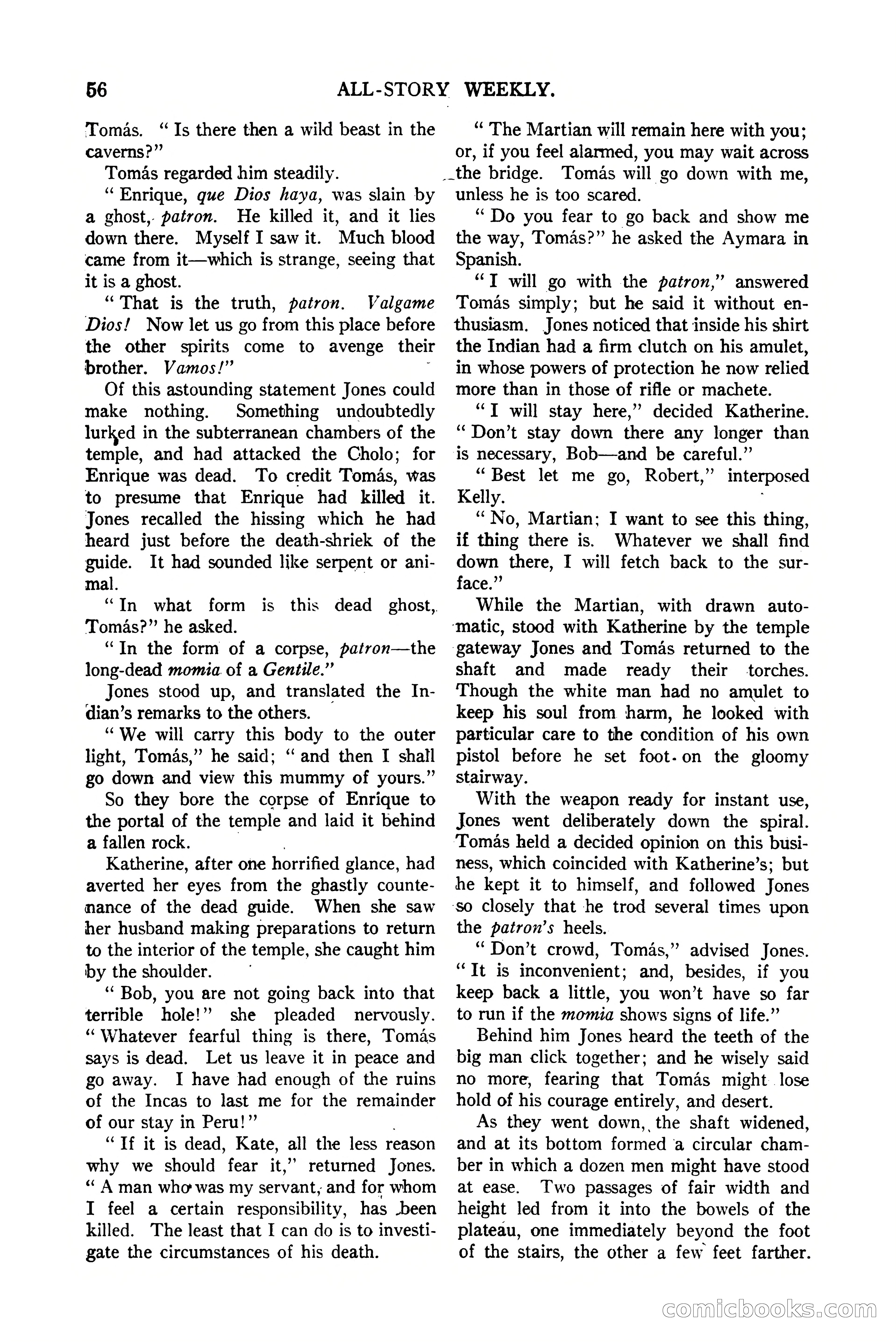 All-Story Weekly, Vol. 112, No. 1 — page 66 of 164