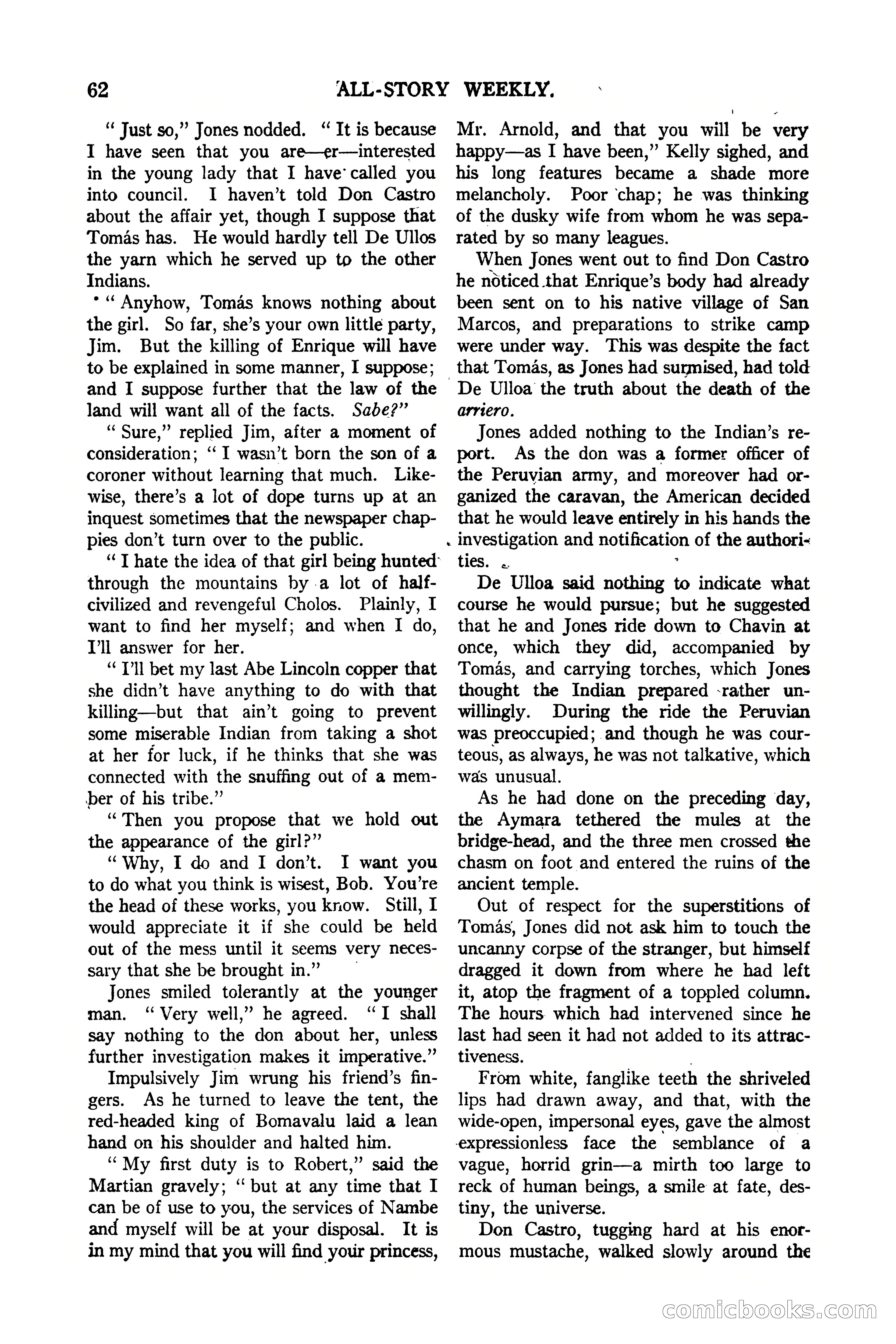 All-Story Weekly, Vol. 112, No. 1 — page 72 of 164