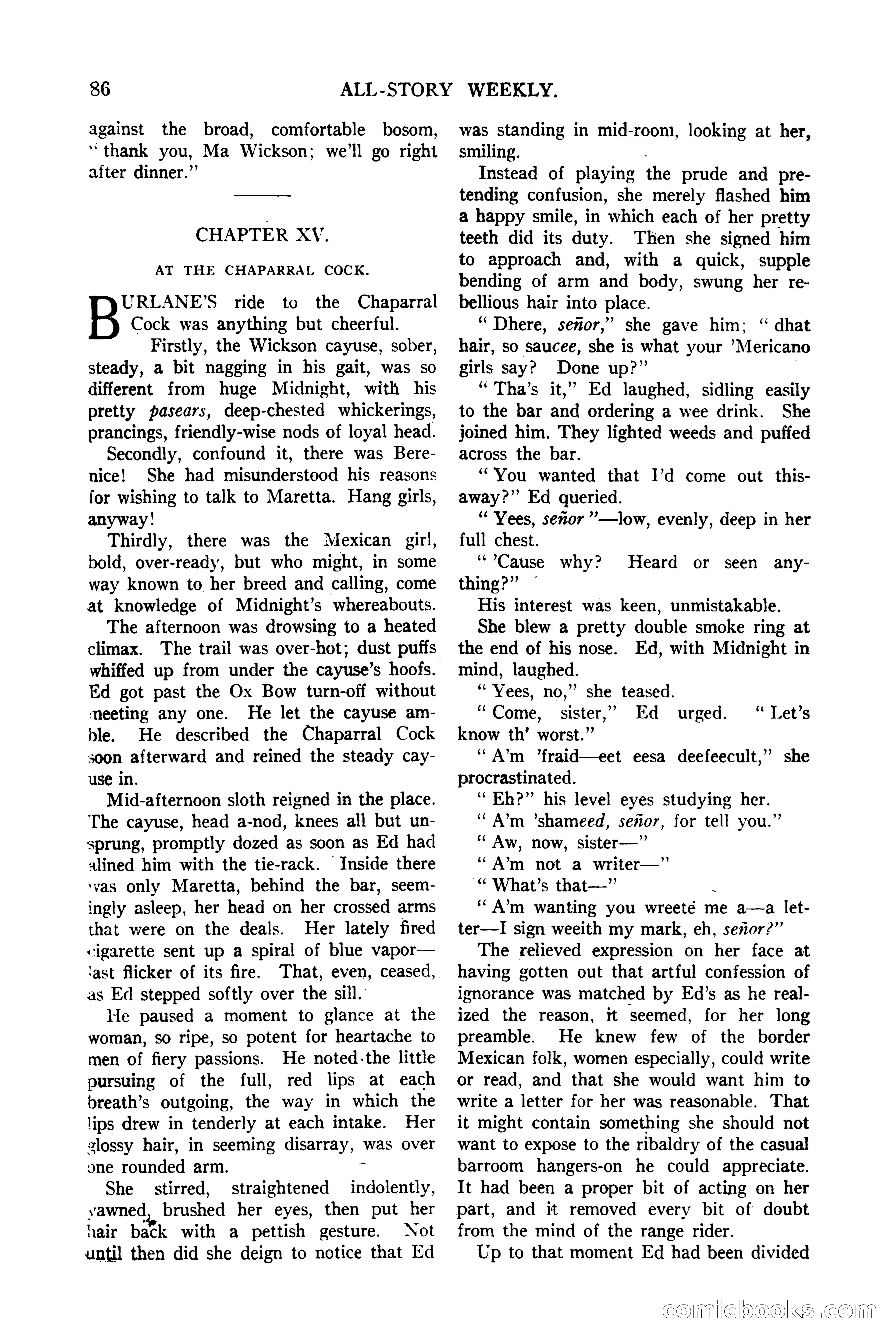 All-Story Weekly, Vol. 112, No. 1 — page 96 of 164