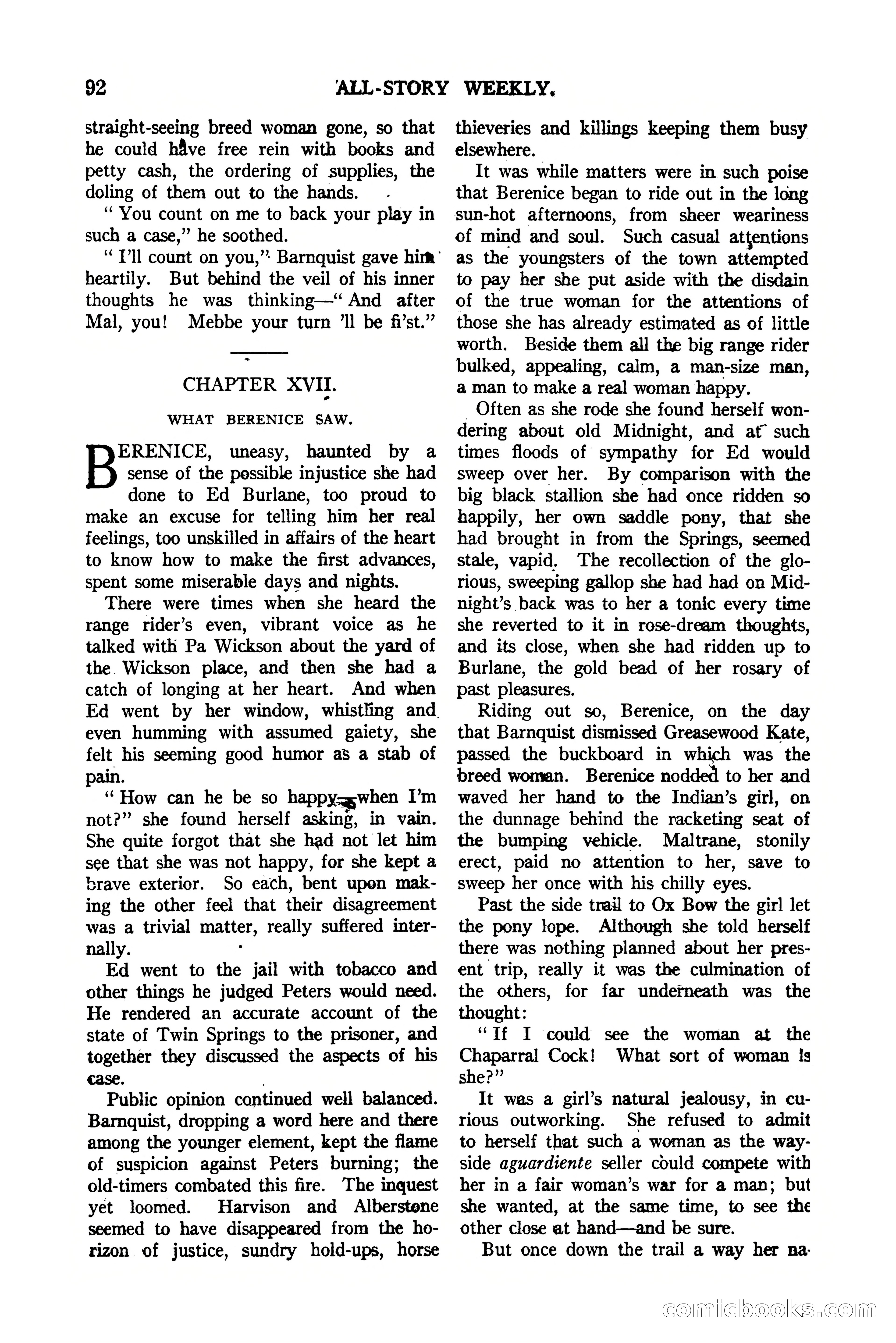 All-Story Weekly, Vol. 112, No. 1 — page 102 of 164
