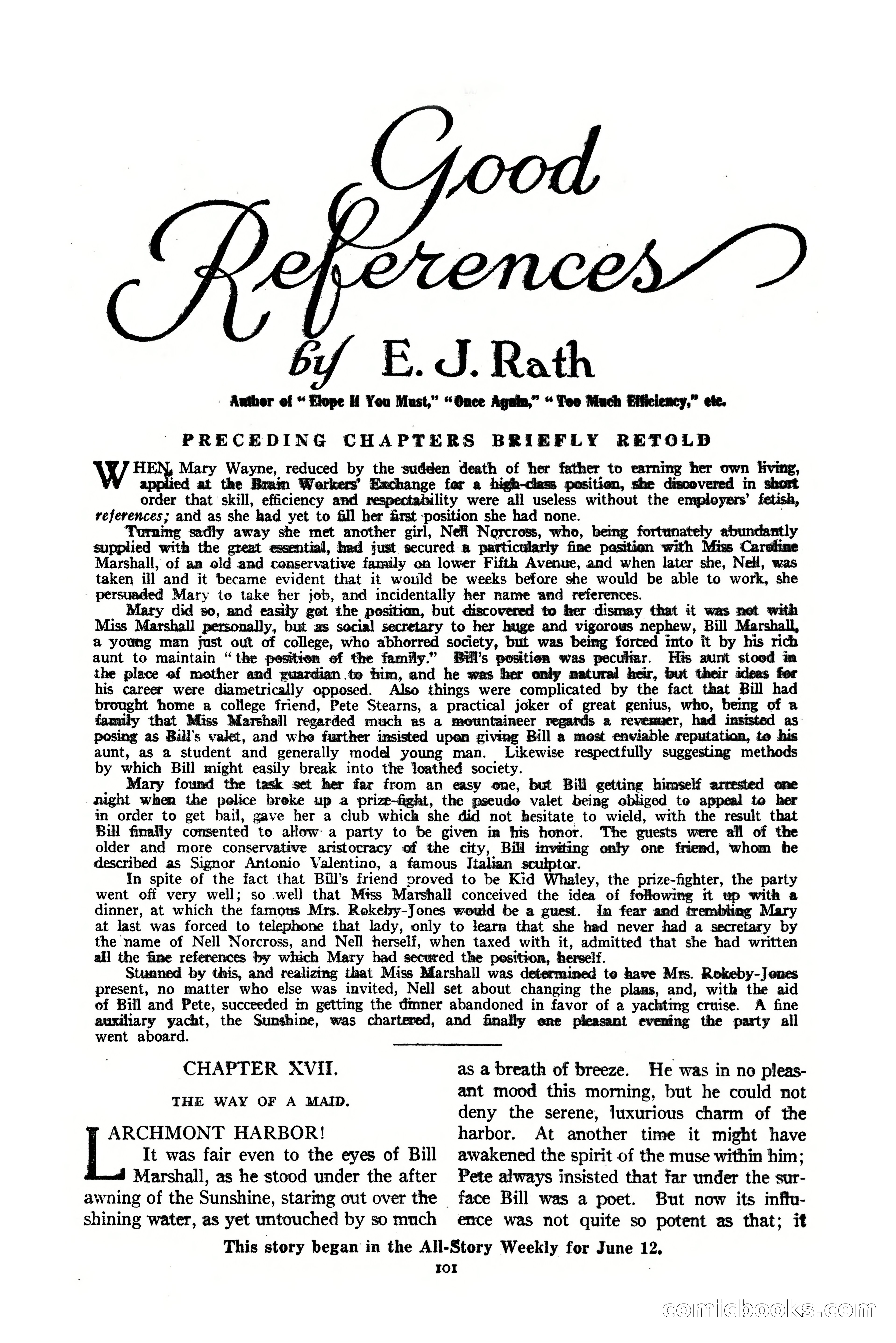 All-Story Weekly, Vol. 112, No. 1 — page 111 of 164