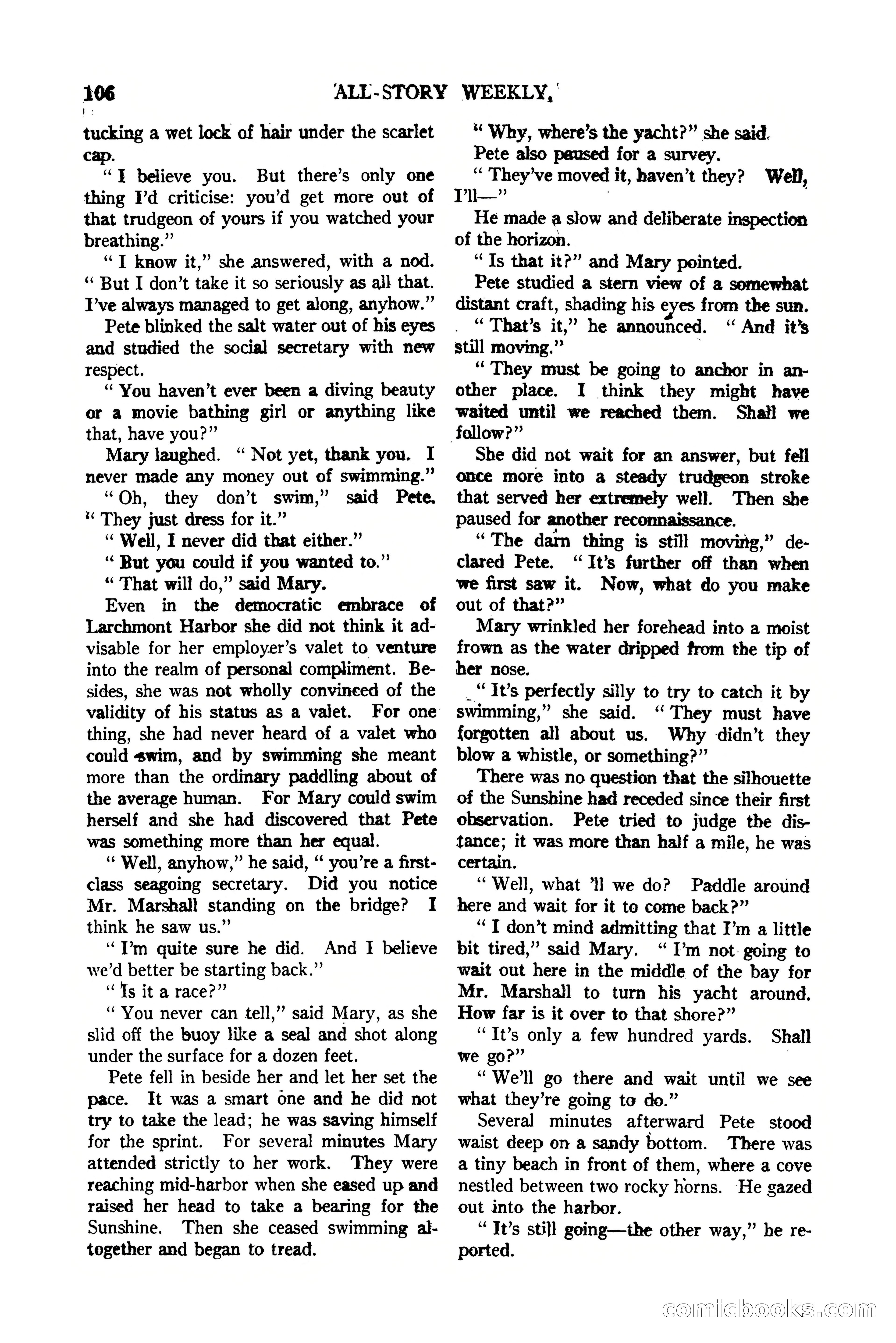 All-Story Weekly, Vol. 112, No. 1 — page 116 of 164