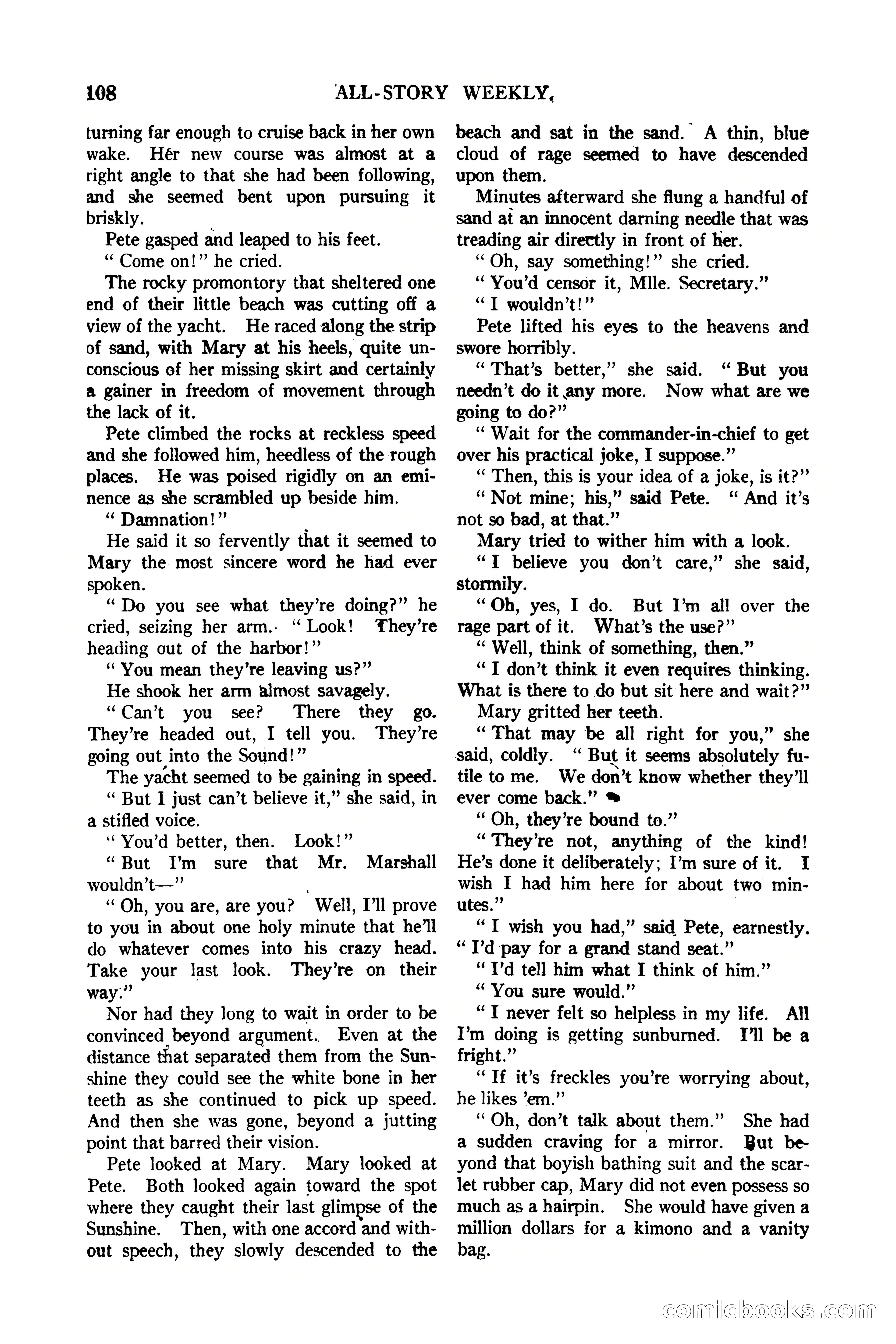All-Story Weekly, Vol. 112, No. 1 — page 118 of 164