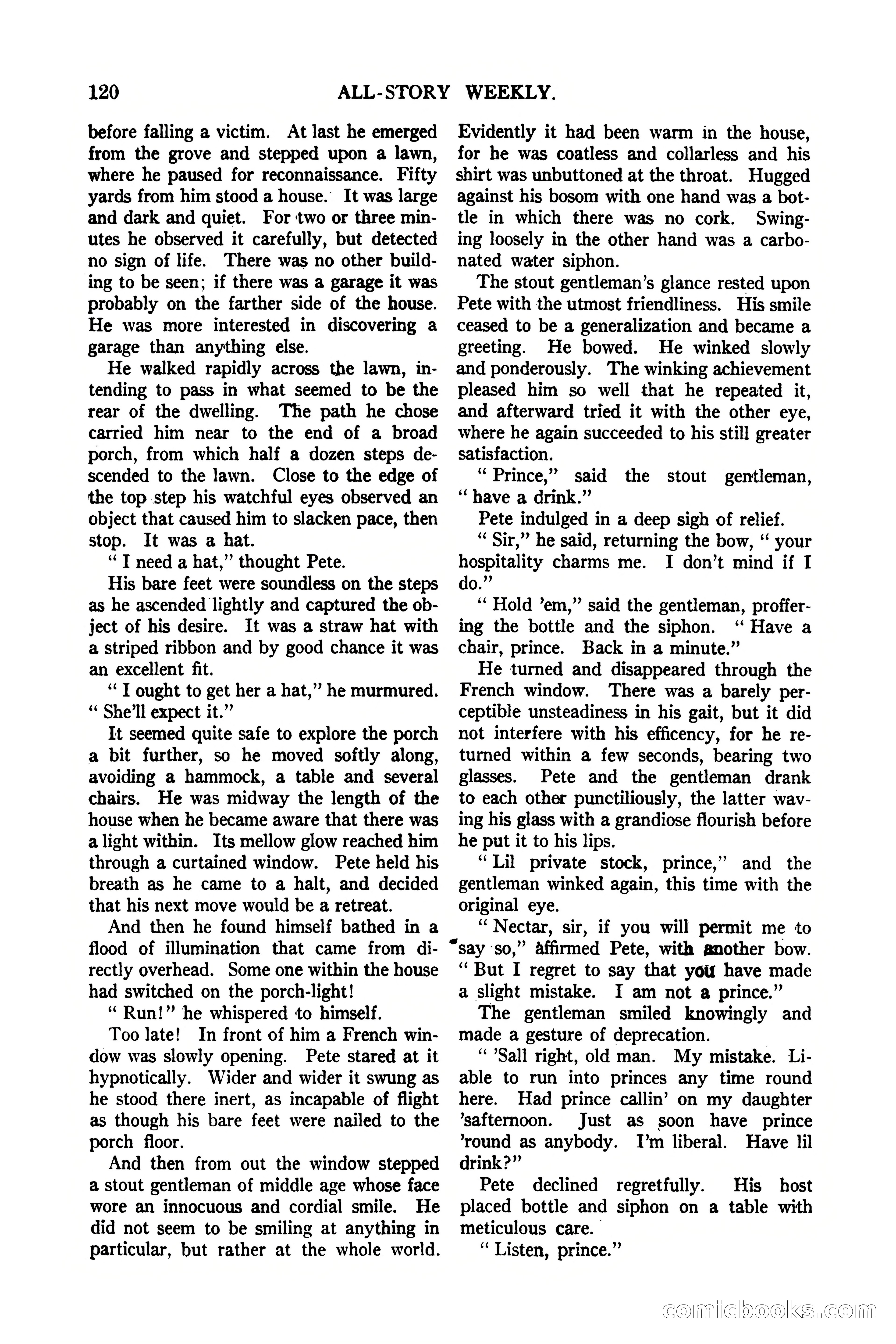 All-Story Weekly, Vol. 112, No. 1 — page 130 of 164