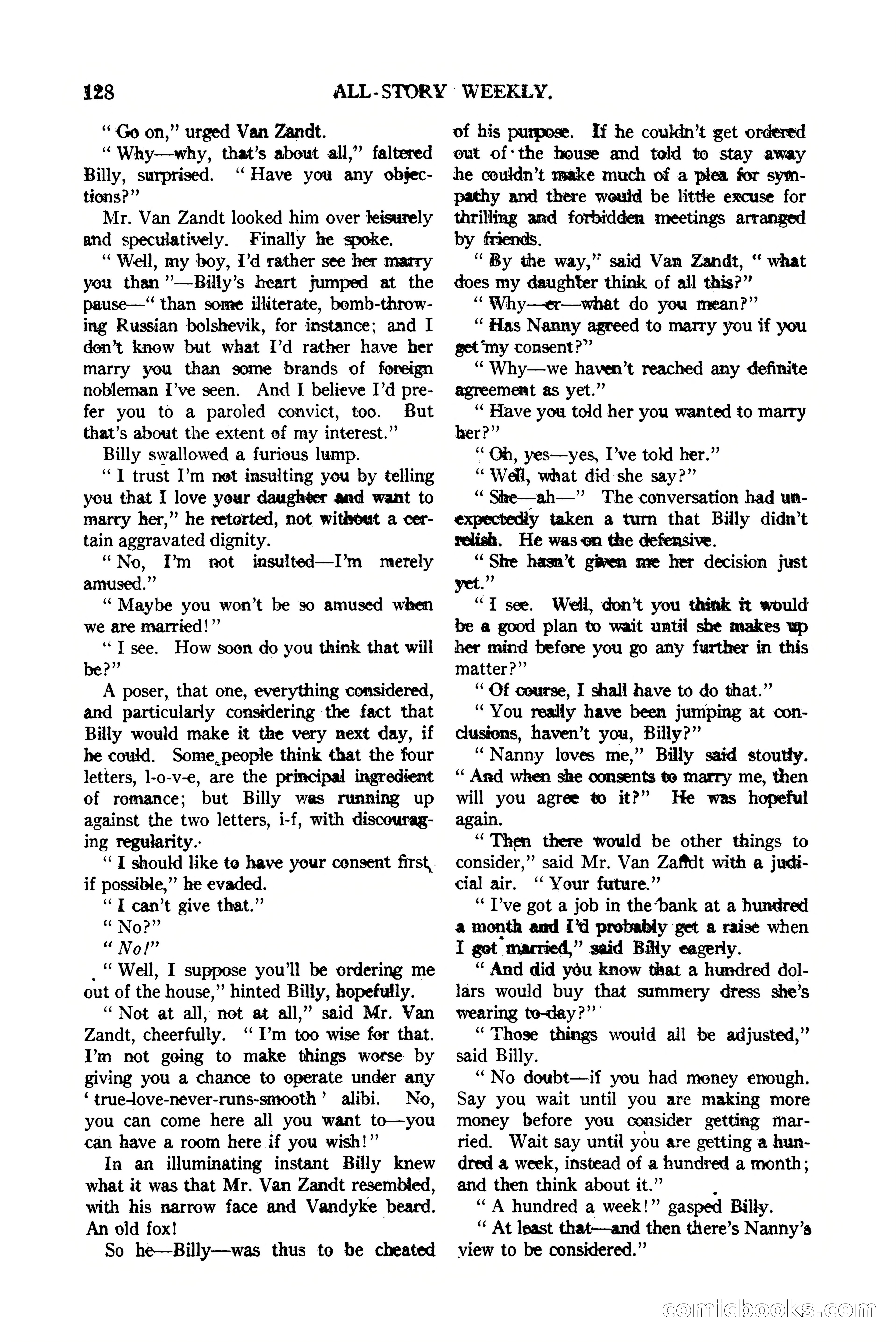All-Story Weekly, Vol. 112, No. 1 — page 138 of 164