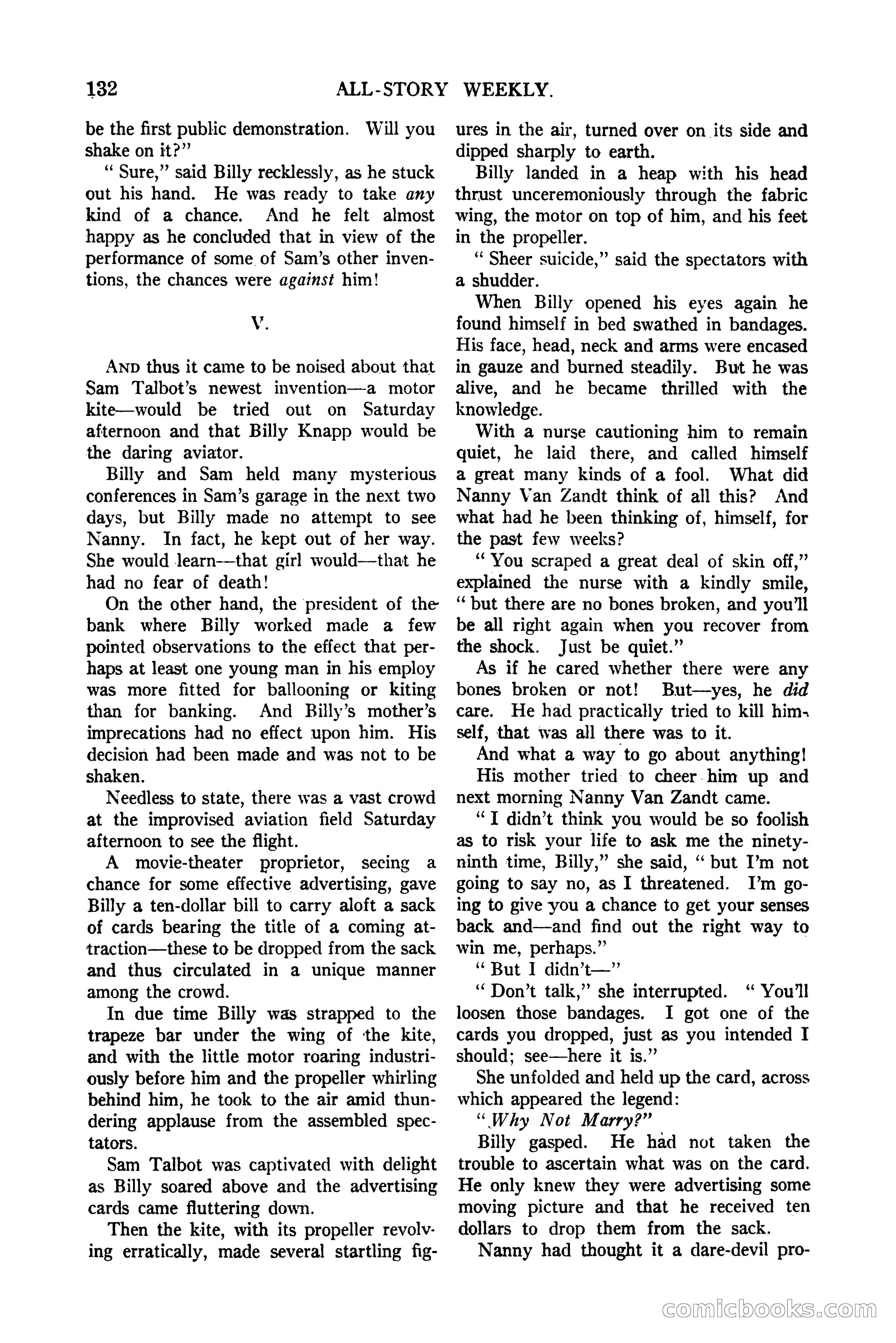 All-Story Weekly, Vol. 112, No. 1 — page 142 of 164