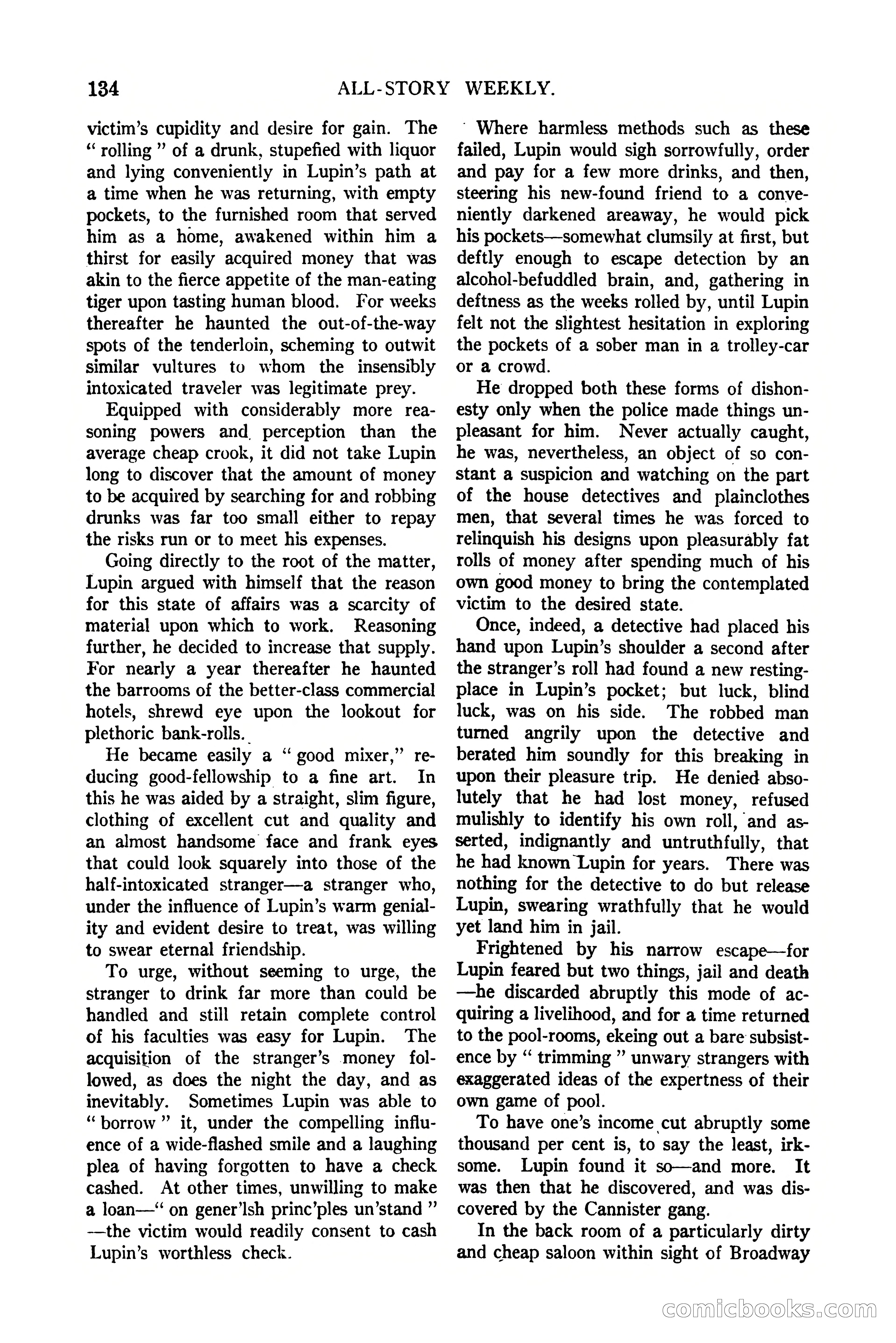 All-Story Weekly, Vol. 112, No. 1 — page 144 of 164