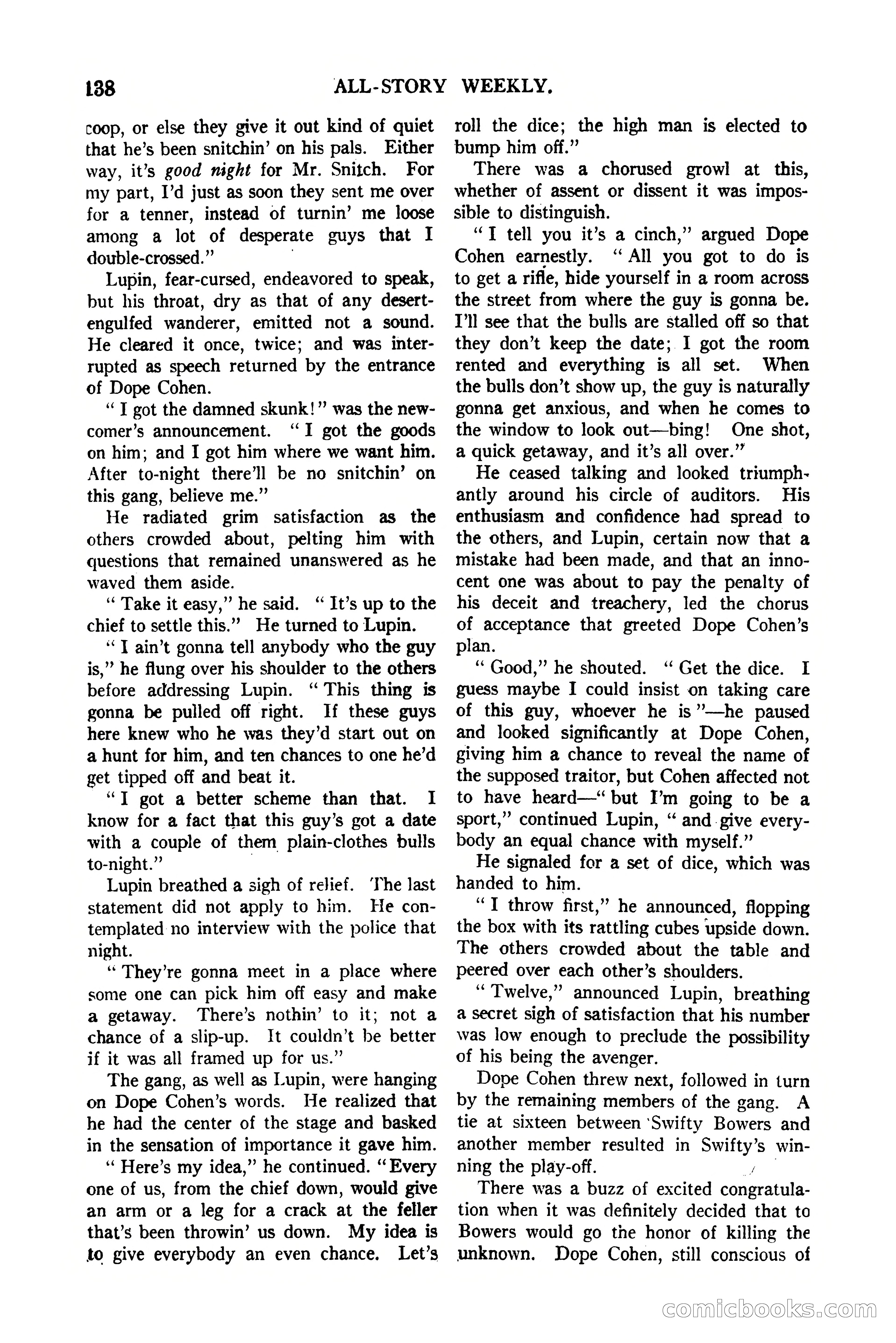 All-Story Weekly, Vol. 112, No. 1 — page 148 of 164