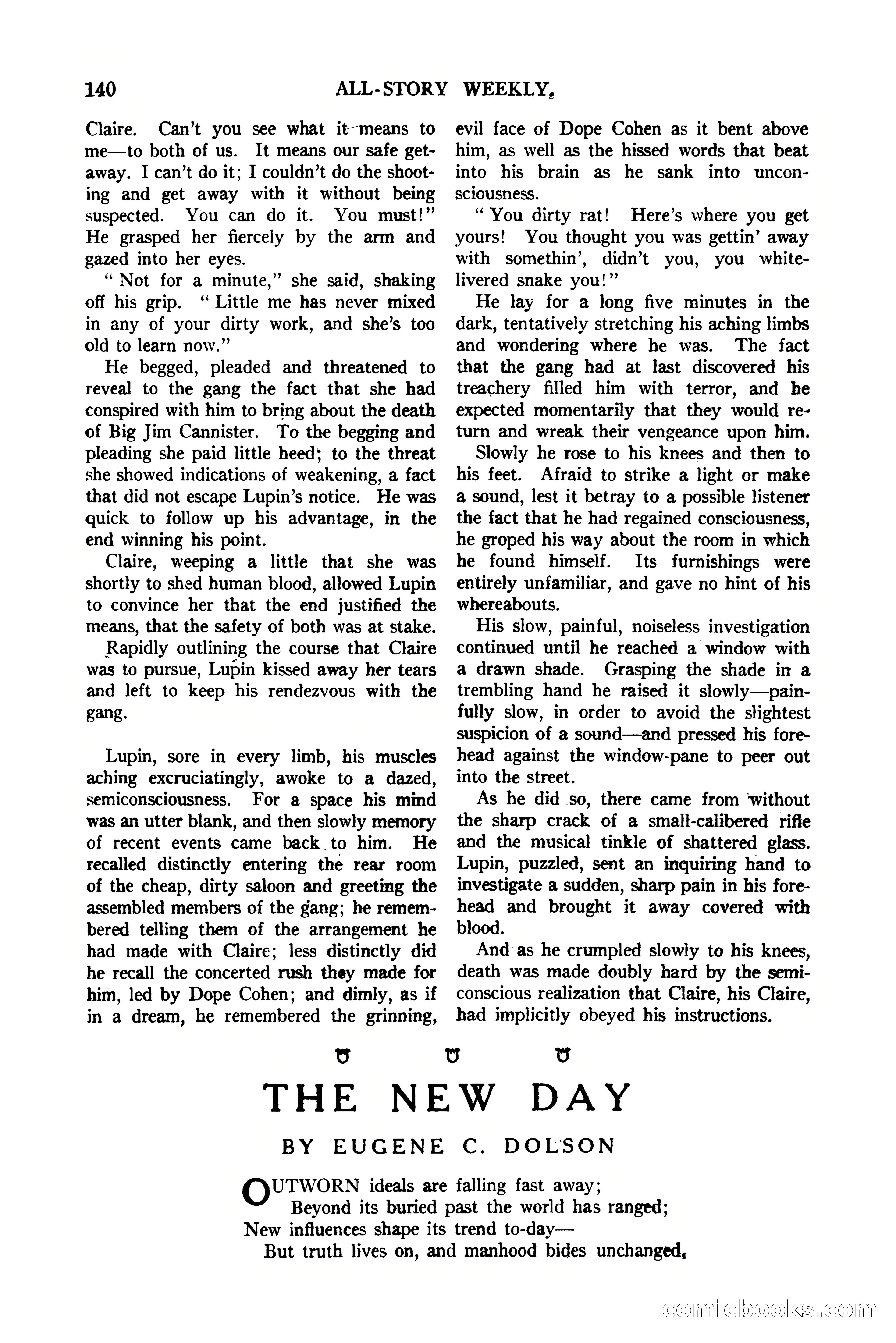 All-Story Weekly, Vol. 112, No. 1 — page 150 of 164