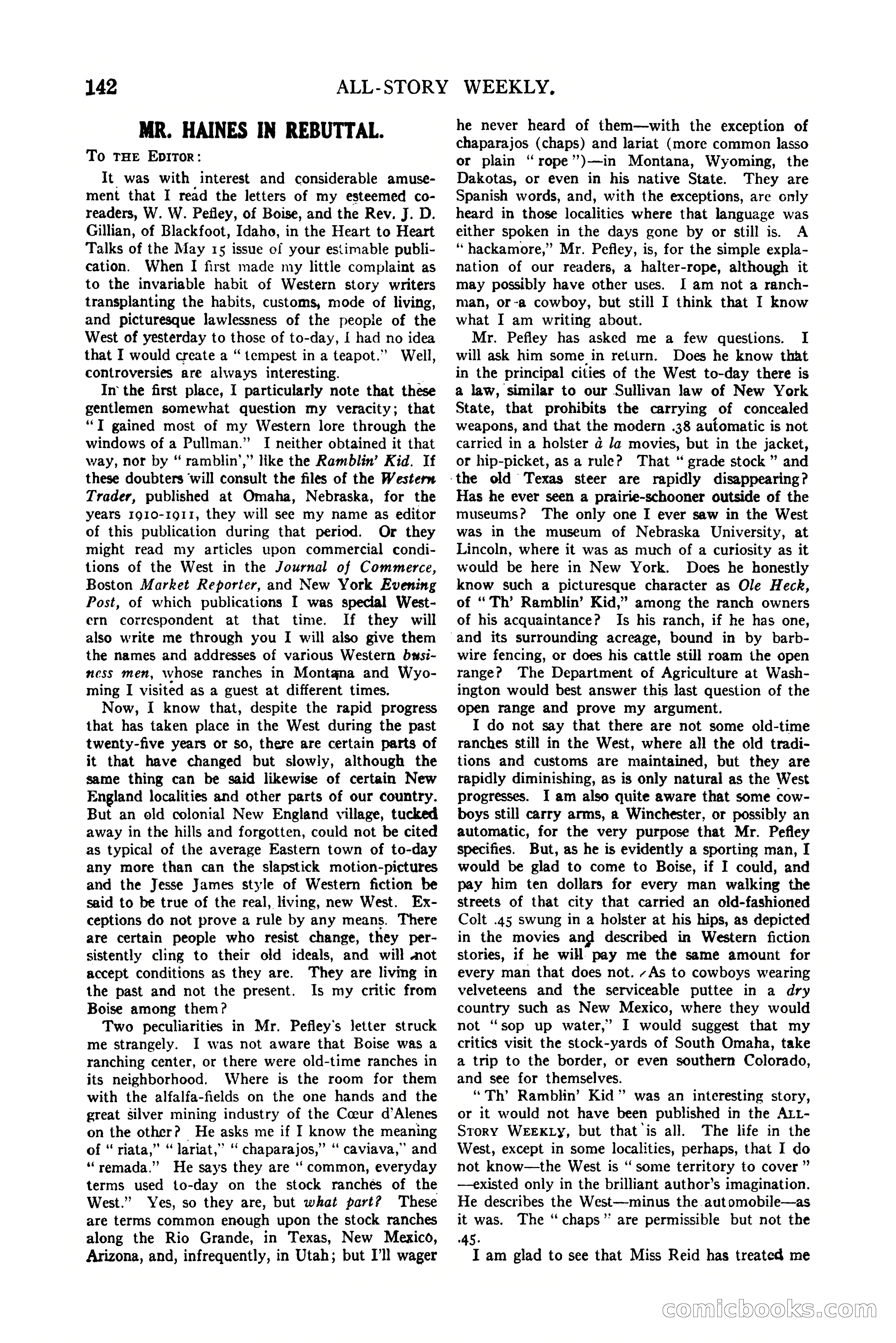 All-Story Weekly, Vol. 112, No. 1 — page 152 of 164