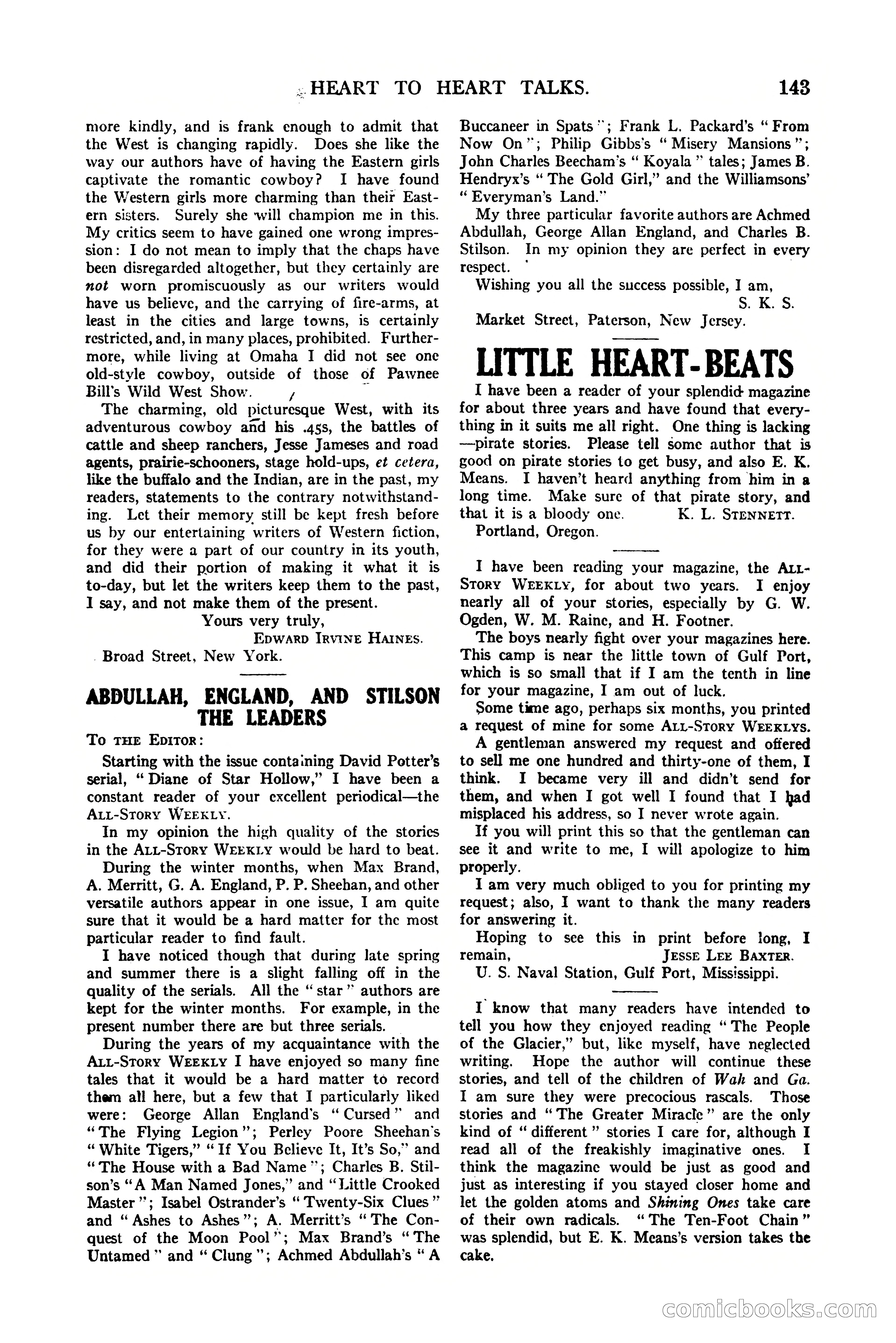 All-Story Weekly, Vol. 112, No. 1 — page 153 of 164