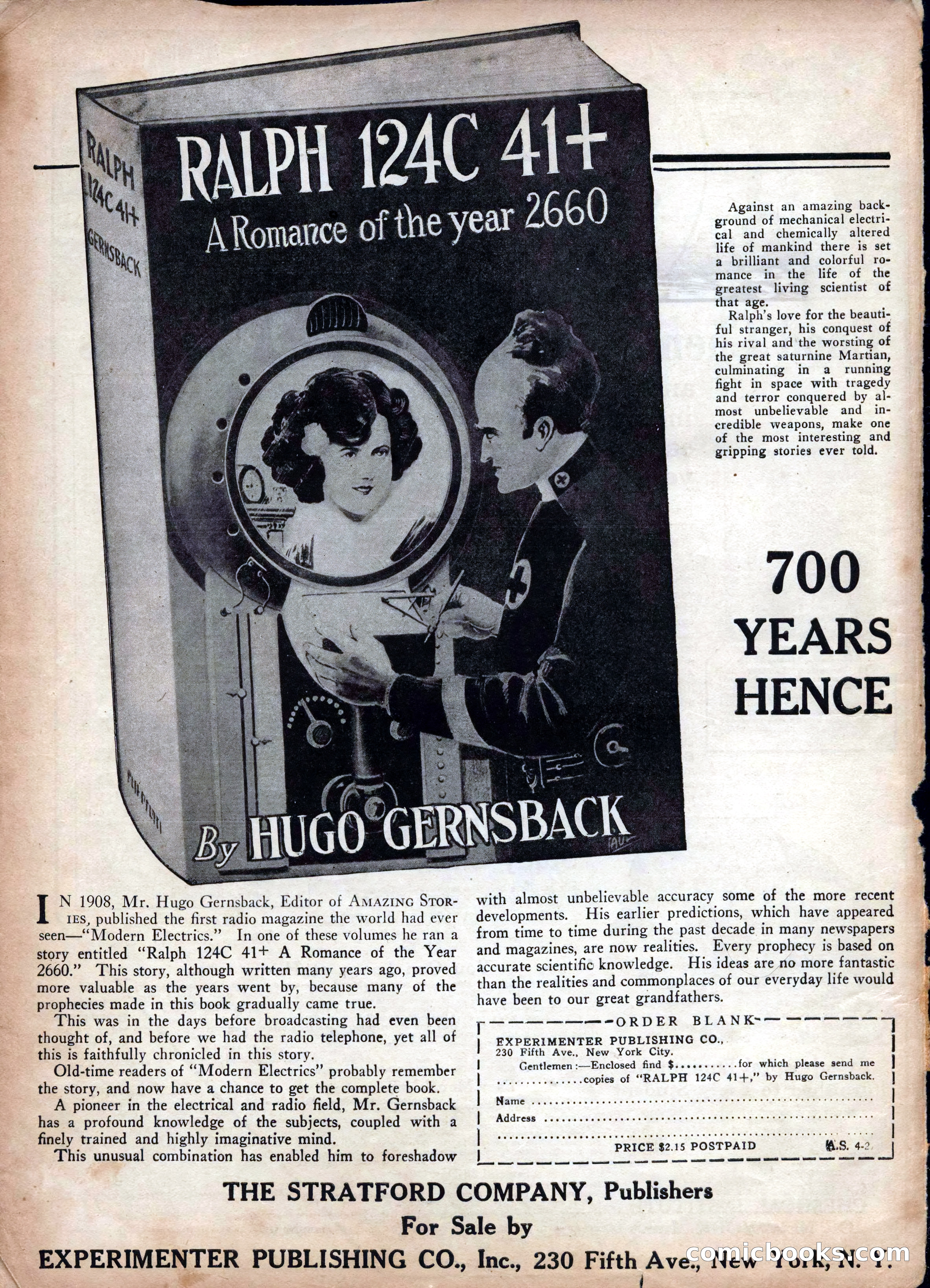 Amazing Stories, Vol. 2, No. 1 — page 5 of 108